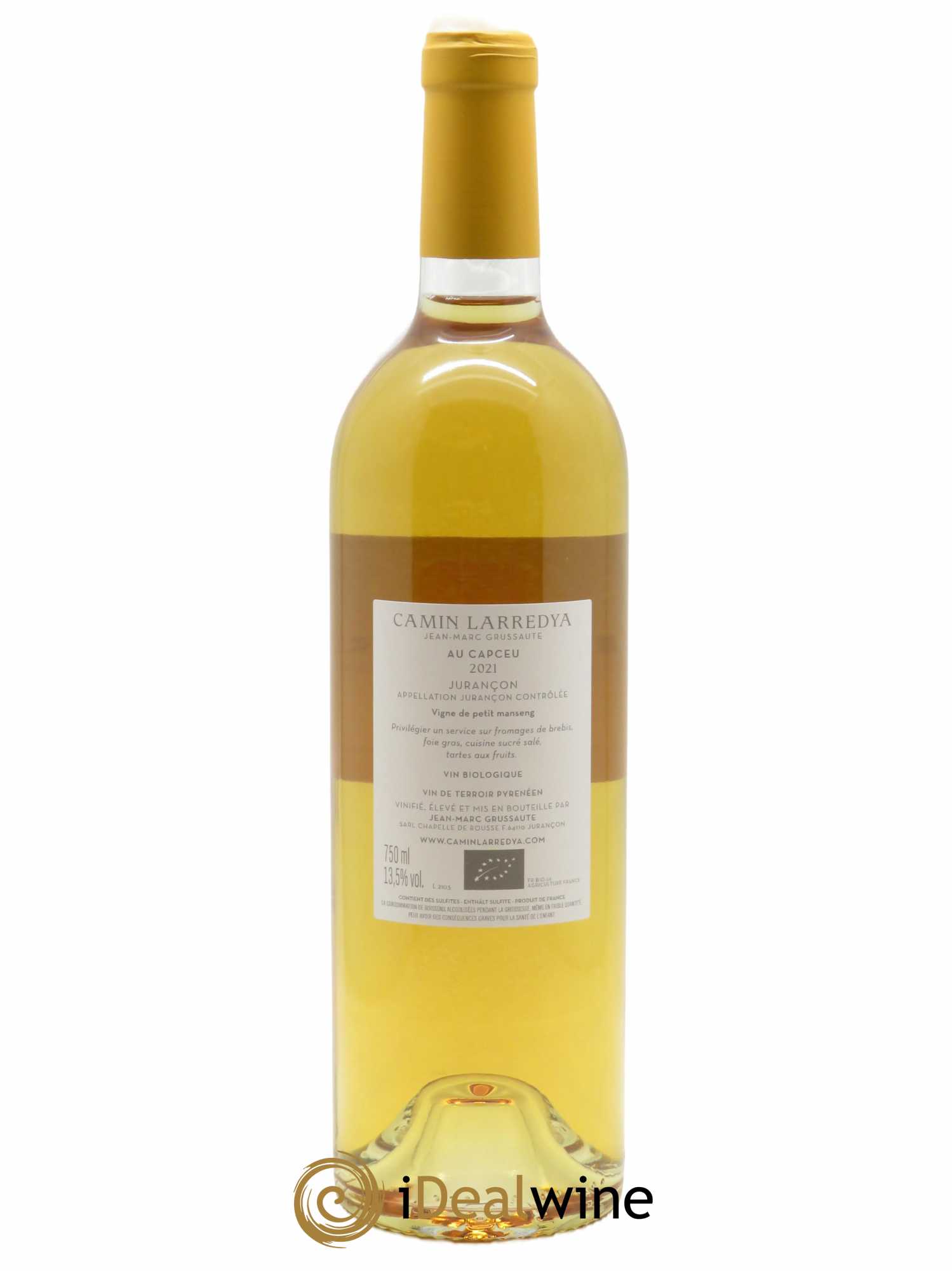 Jurançon Au Capcéu Camin Larredya 2021 - Lot de 1 bouteille - 1