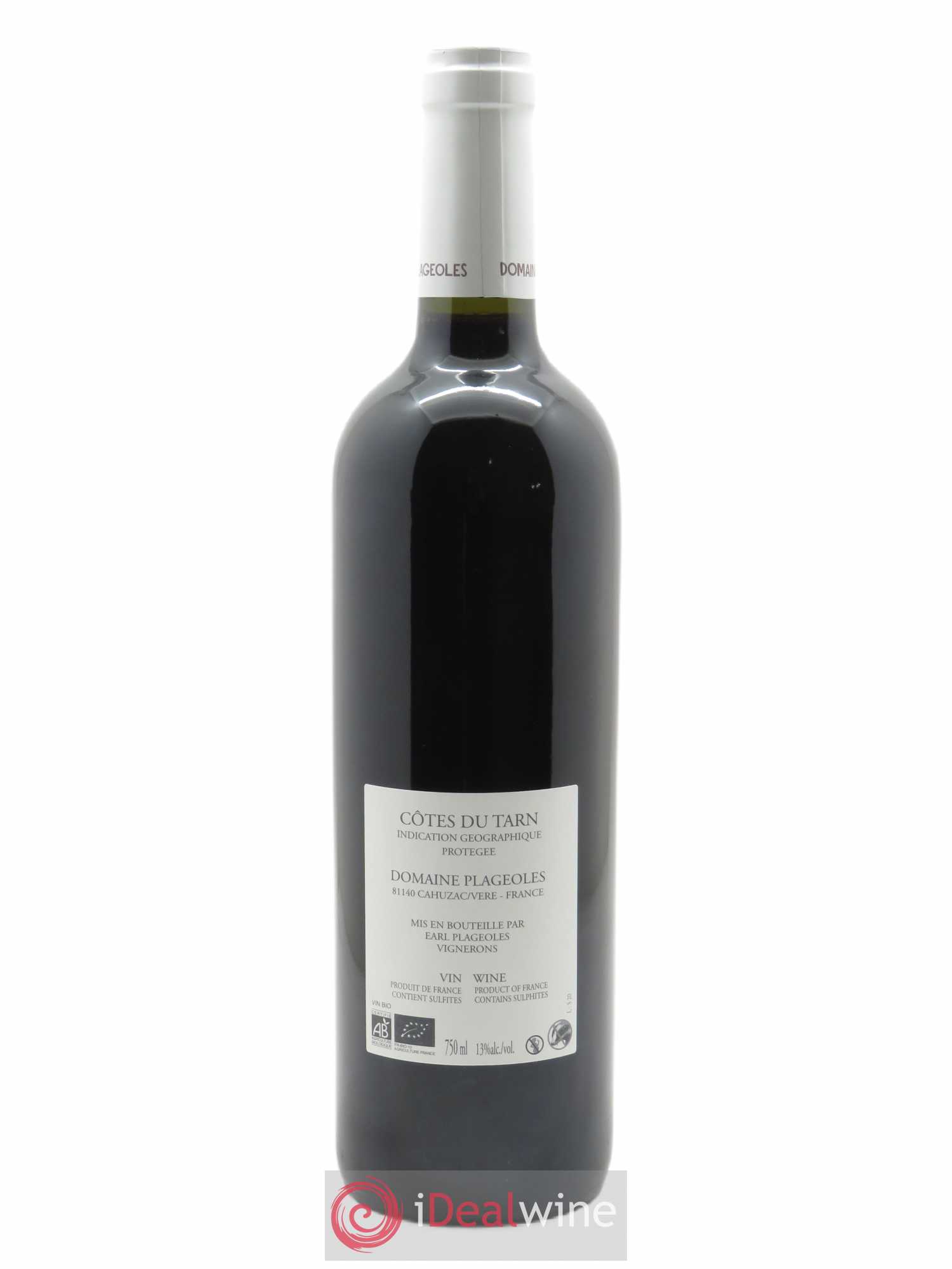 Côtes du Tarn Syrah Plageoles 2020 - Lot de 1 bouteille - 1