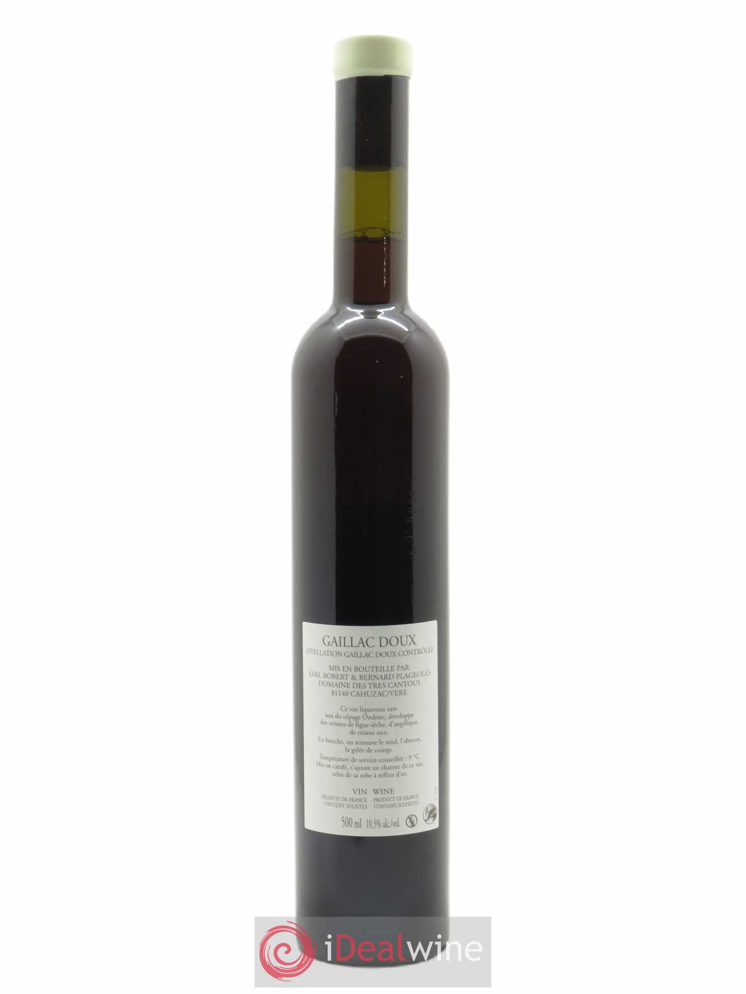 Gaillac Vin d'Autan Plageoles (50cl) 2002 - Lot de 1 bouteille - 1