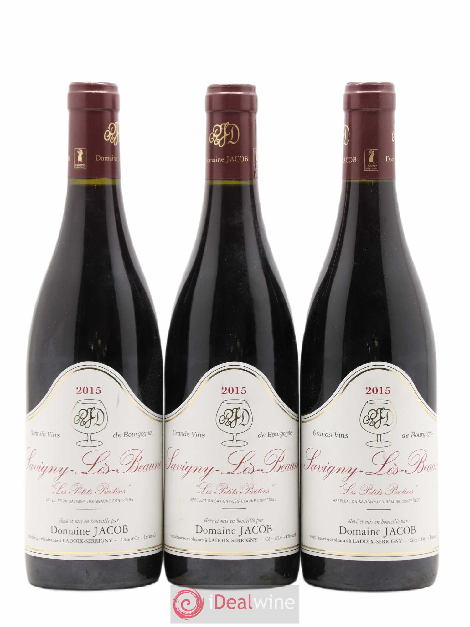 Savigny-lès-Beaune Les Petits Picotins Domaine Jacob 2015 - Posten von 3 Flaschen - 0