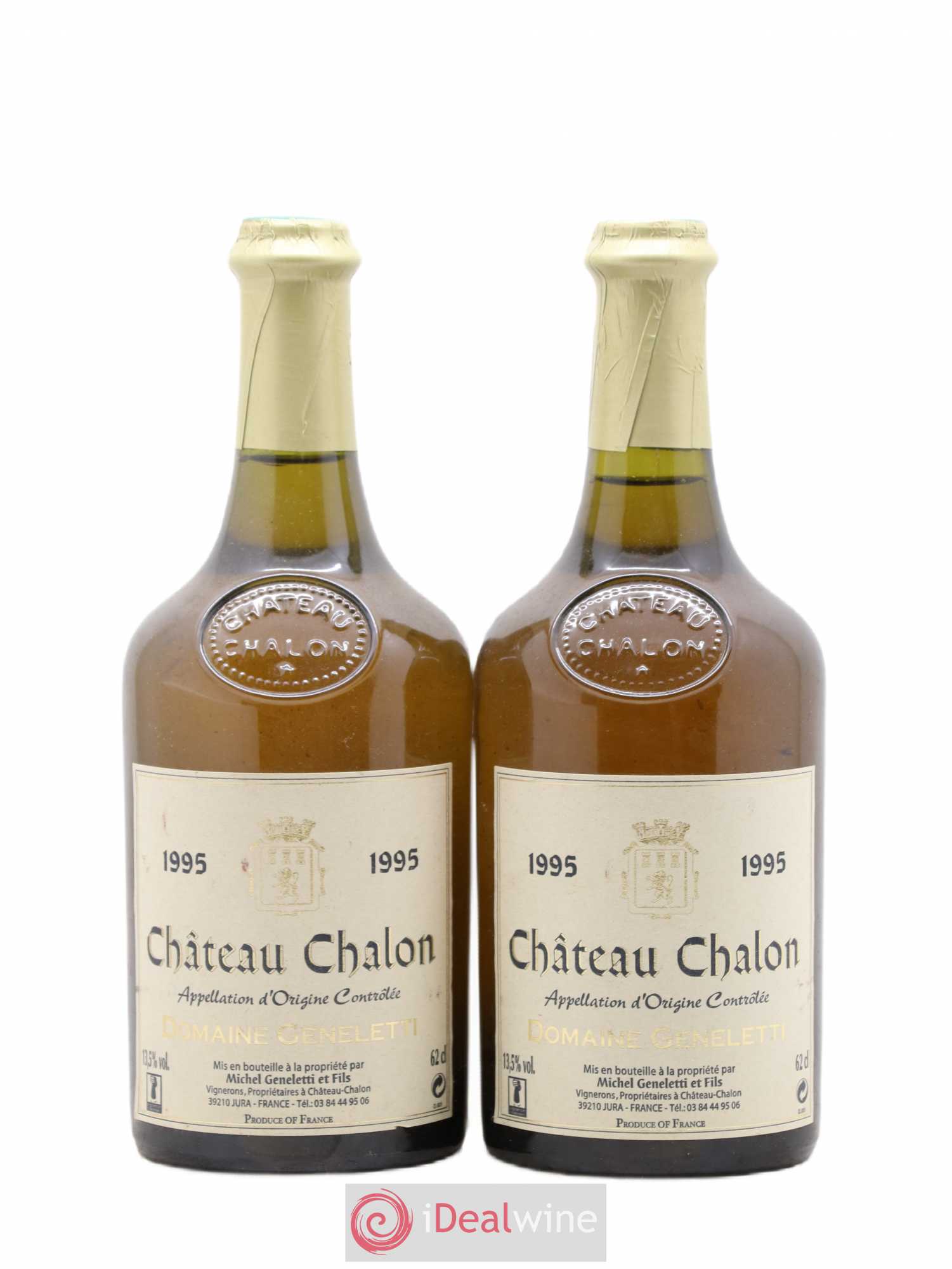 Château-Chalon Domaine Geneletti 1995 - Lot de 2 bouteilles - 0