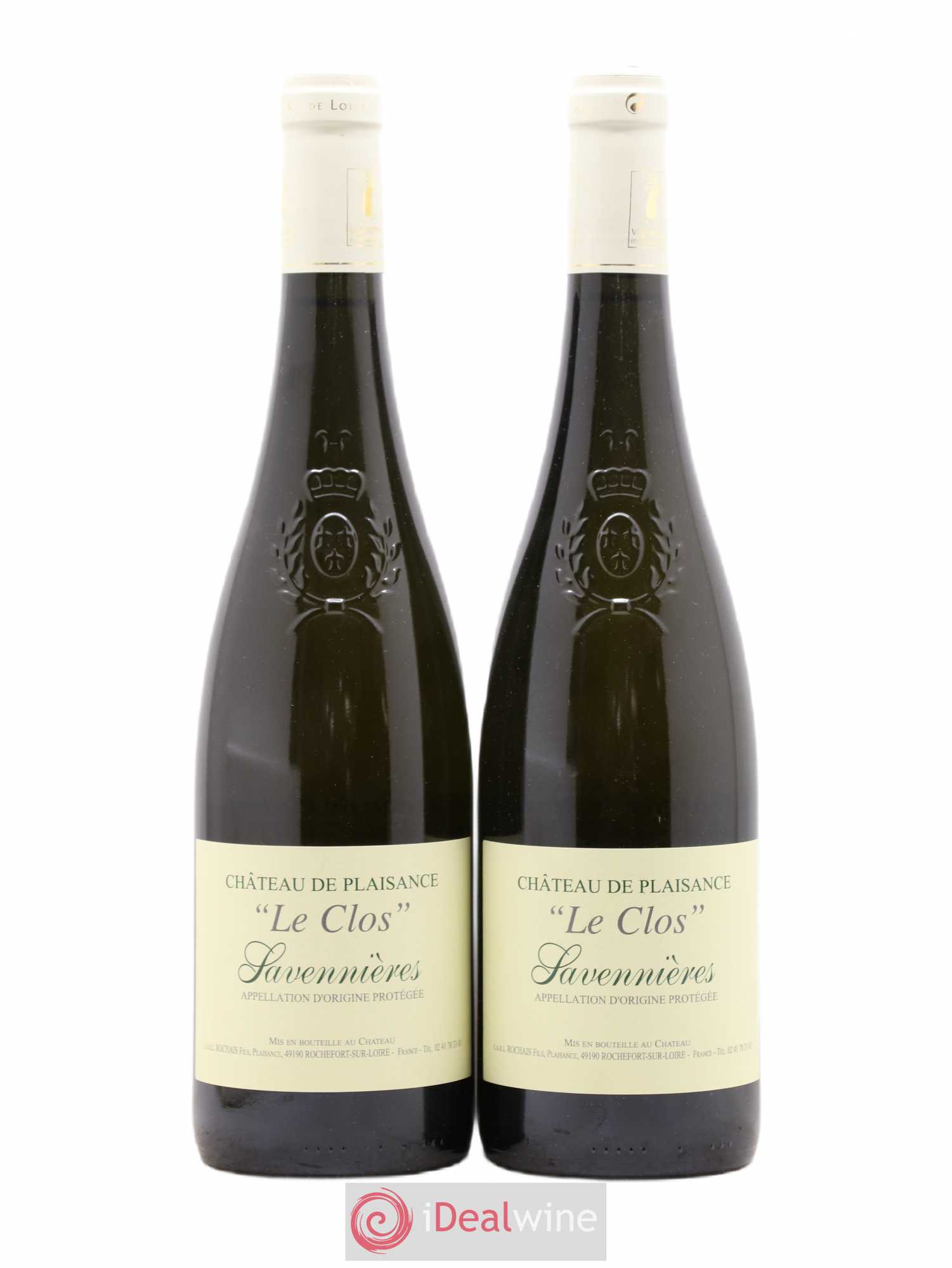 Savennières Le Clos Domaine Du Château De Plaisance 2015 - Posten von 2 Flaschen - 0