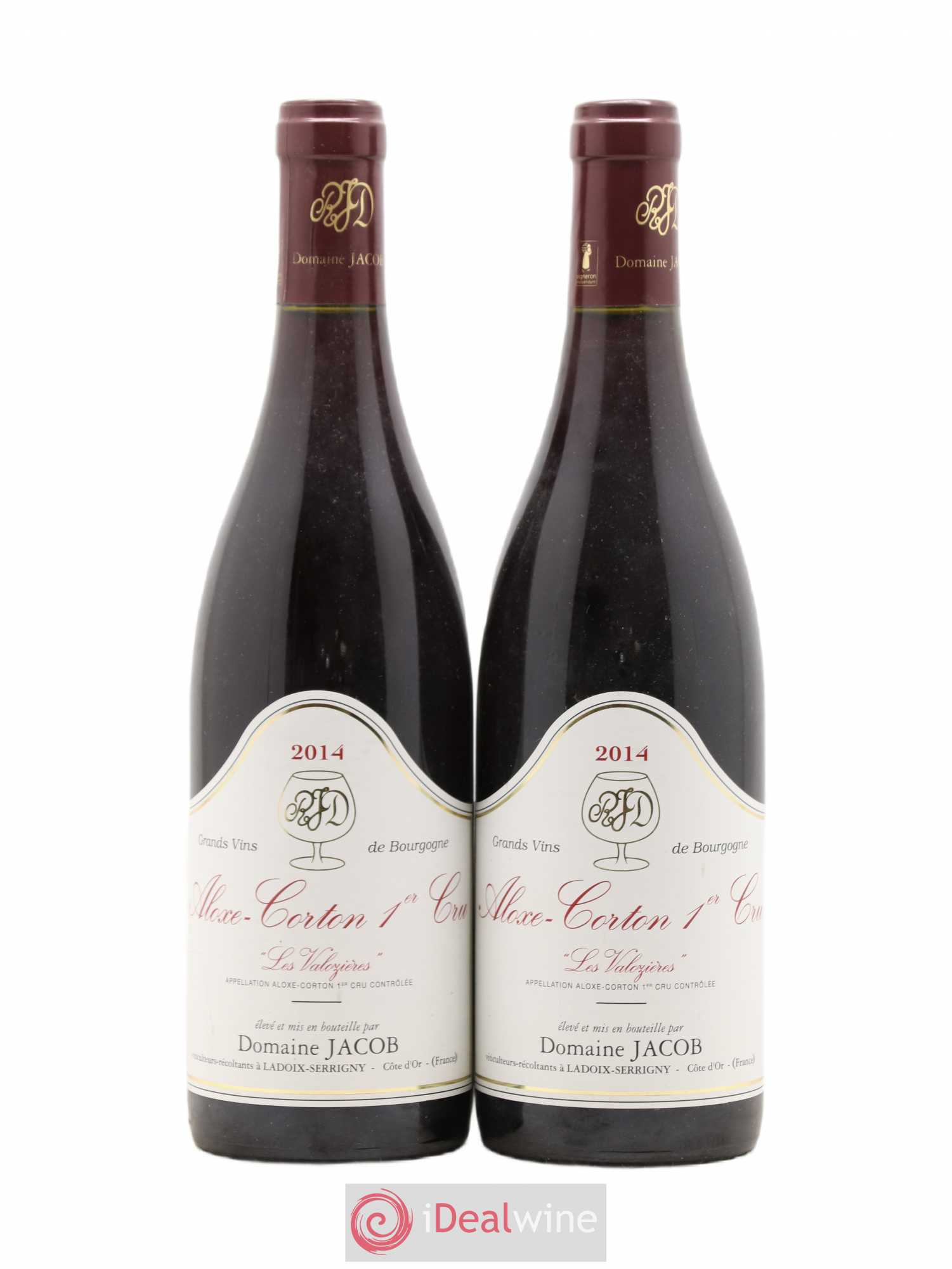 Aloxe-Corton 1er Cru Les Valozieres Domaine Jacob 2014 - Posten von 2 Flaschen - 0