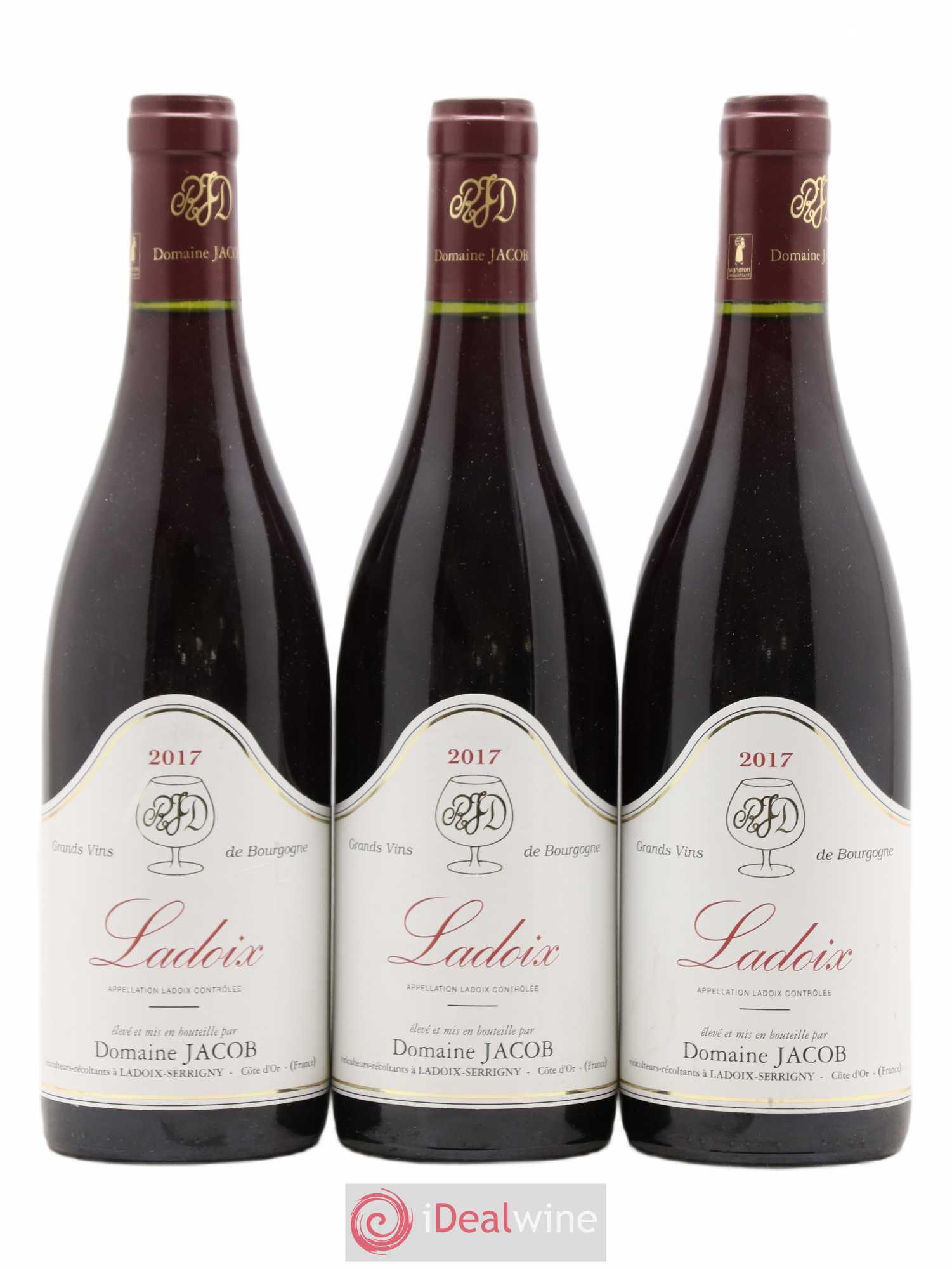 Ladoix Domaine Jacob 2017 - Posten von 3 Flaschen - 0