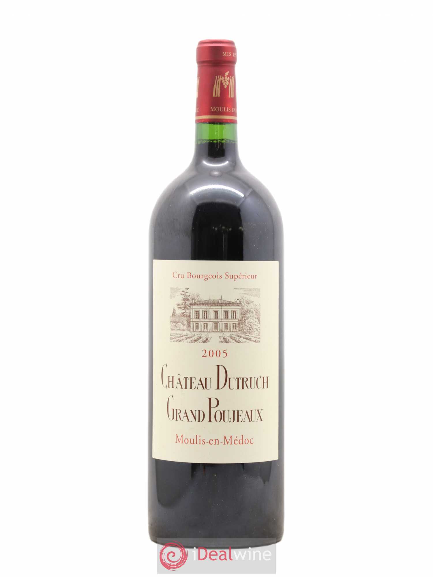 Château Dutruch Grand Poujeaux Cru Bourgeois 2005 - Lot de 1 magnum - 0
