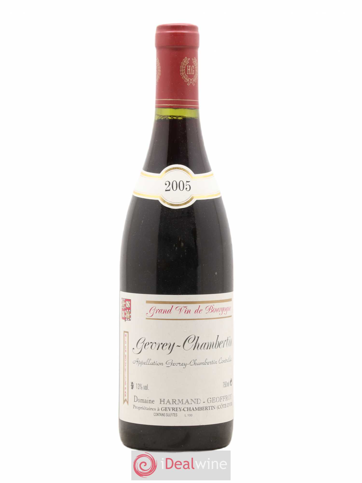 Gevrey-Chambertin Harmand-Geoffroy (Domaine) 2005 - Lot de 1 bouteille - 0