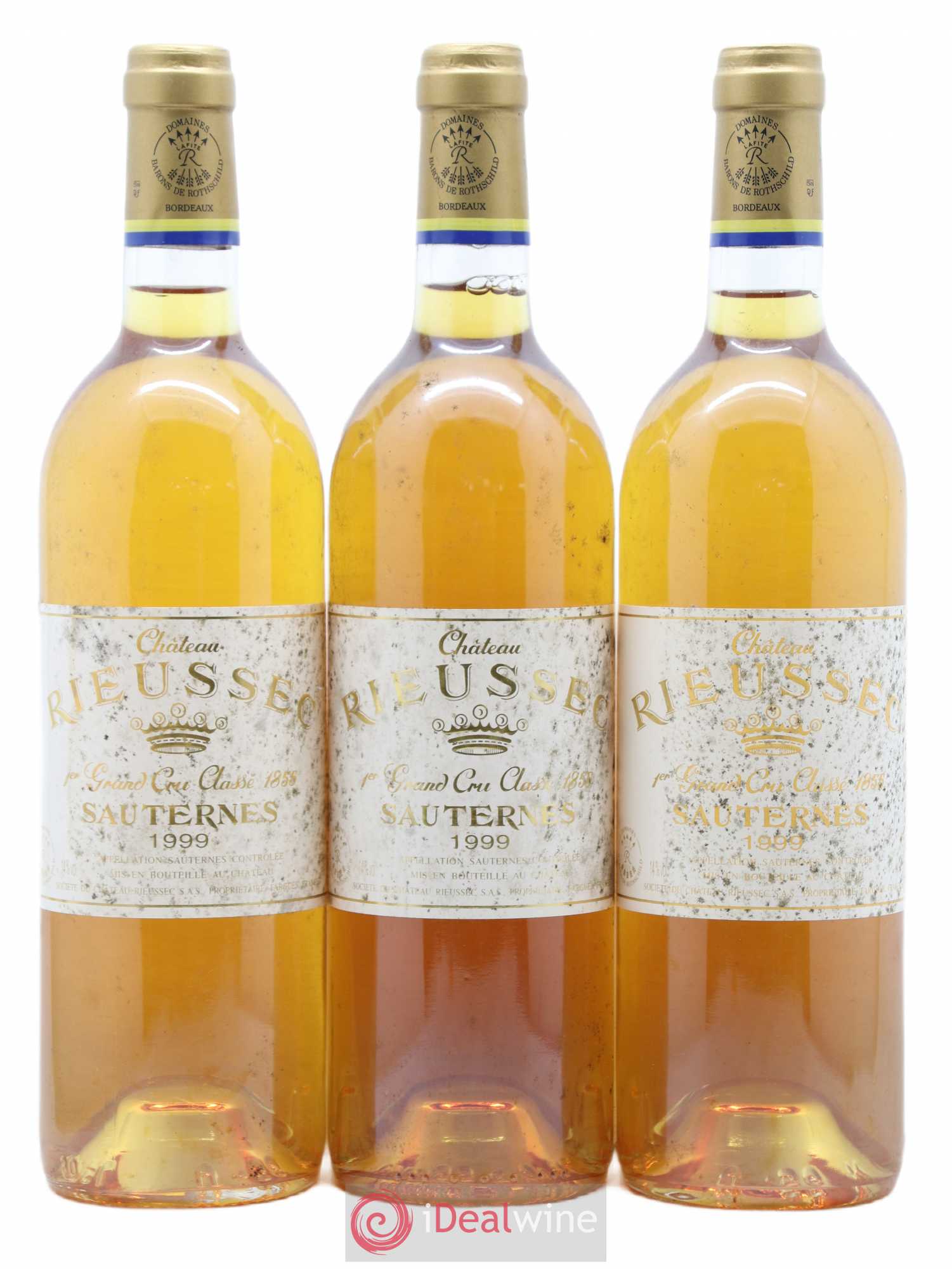 Château Rieussec 1er Grand Cru Classé 1999 - Lotto di 3 bottiglie - 0