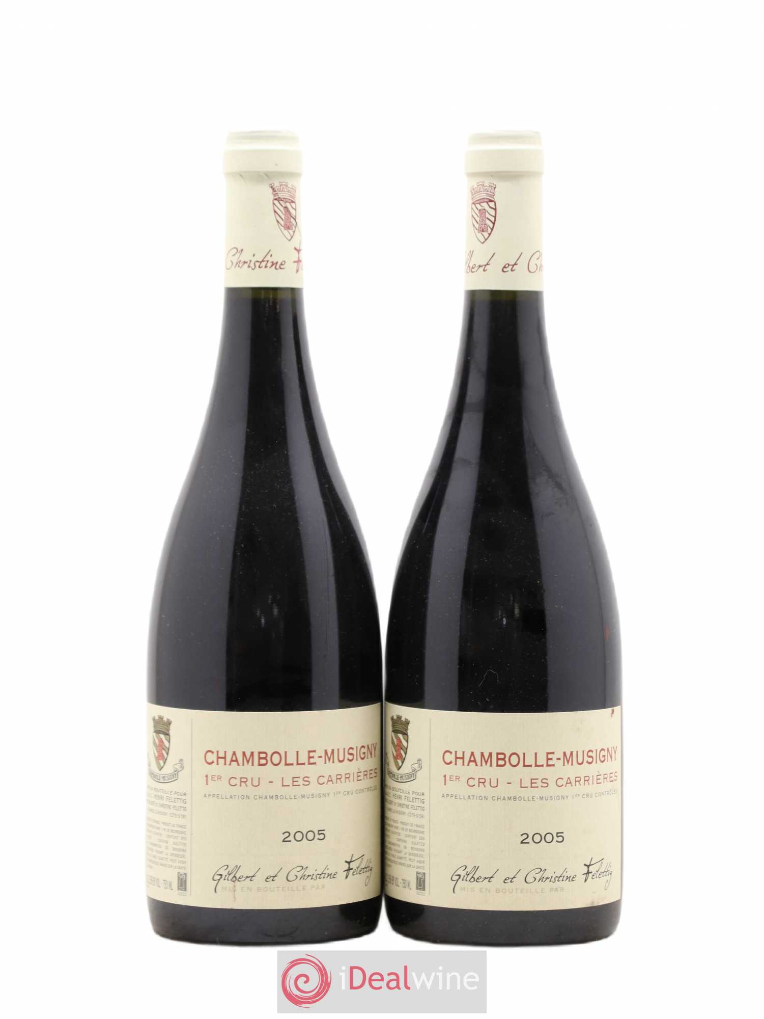 Chambolle-Musigny 1er Cru Les Carrières Felettig (Domaine) 2005 - Lot de 2 bouteilles - 0
