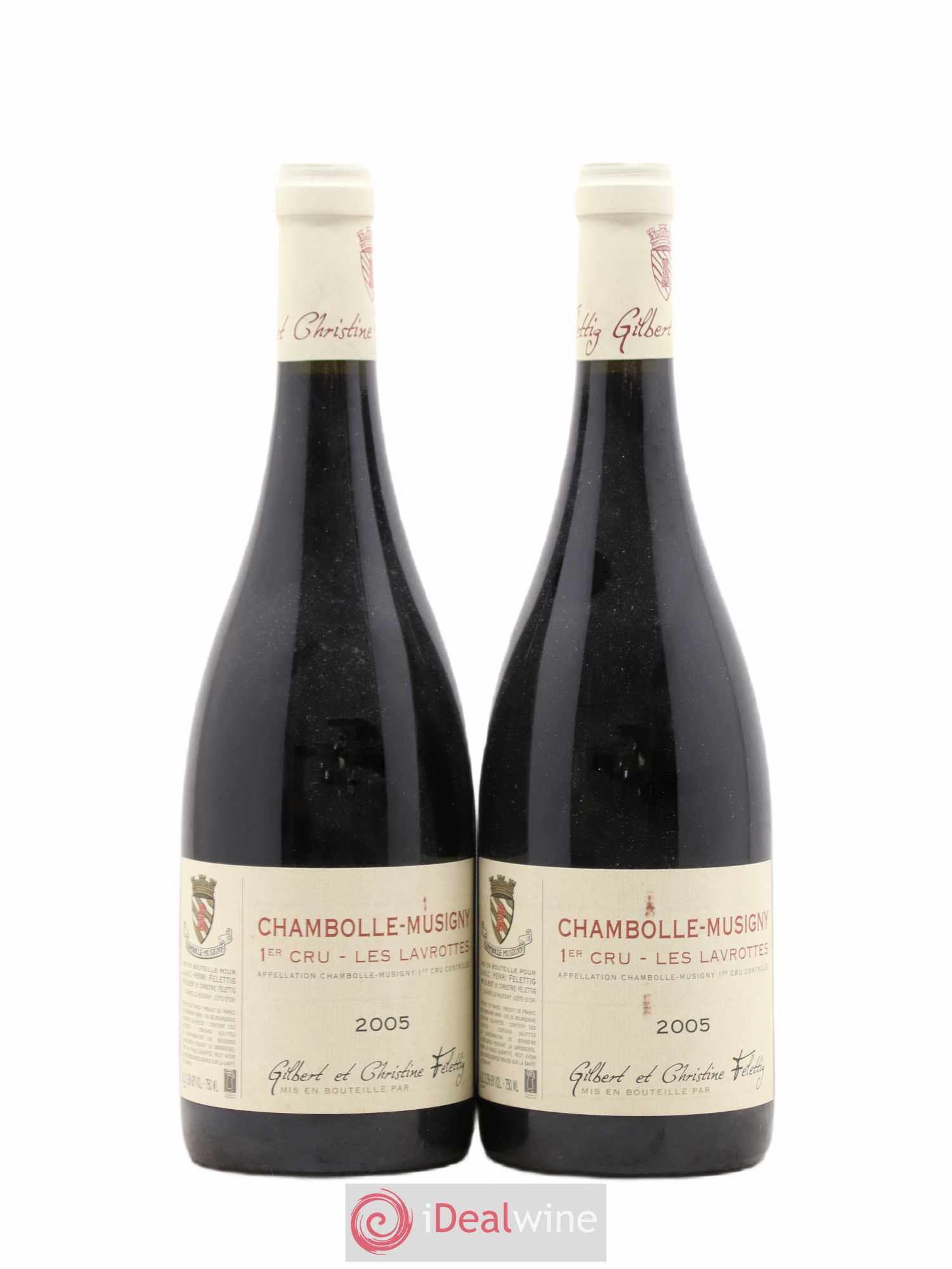Chambolle-Musigny 1er Cru Les Lavrottes Felettig (Domaine) 2005 - Lot de 2 bouteilles - 0
