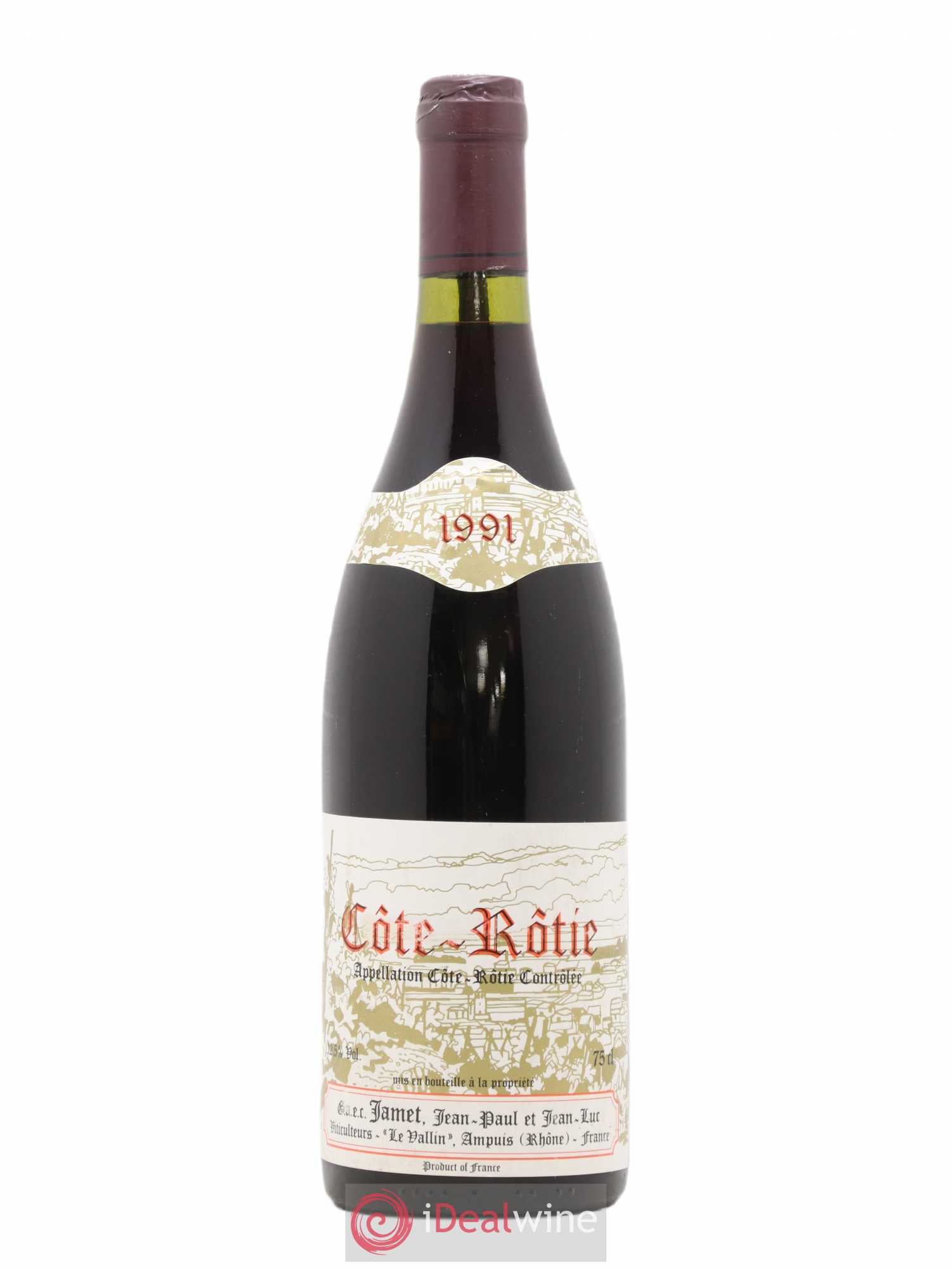 Côte-Rôtie Jamet (Domaine) (sans prix de réserve) 1991 - Lot de 1 bouteille - 0