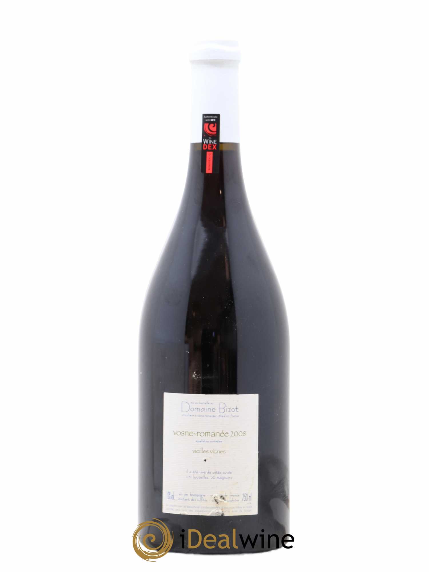 Vosne-Romanée Vieilles Vignes Bizot (Domaine)  (sans prix de réserve) 2008 - Lot de 1 bouteille - 1
