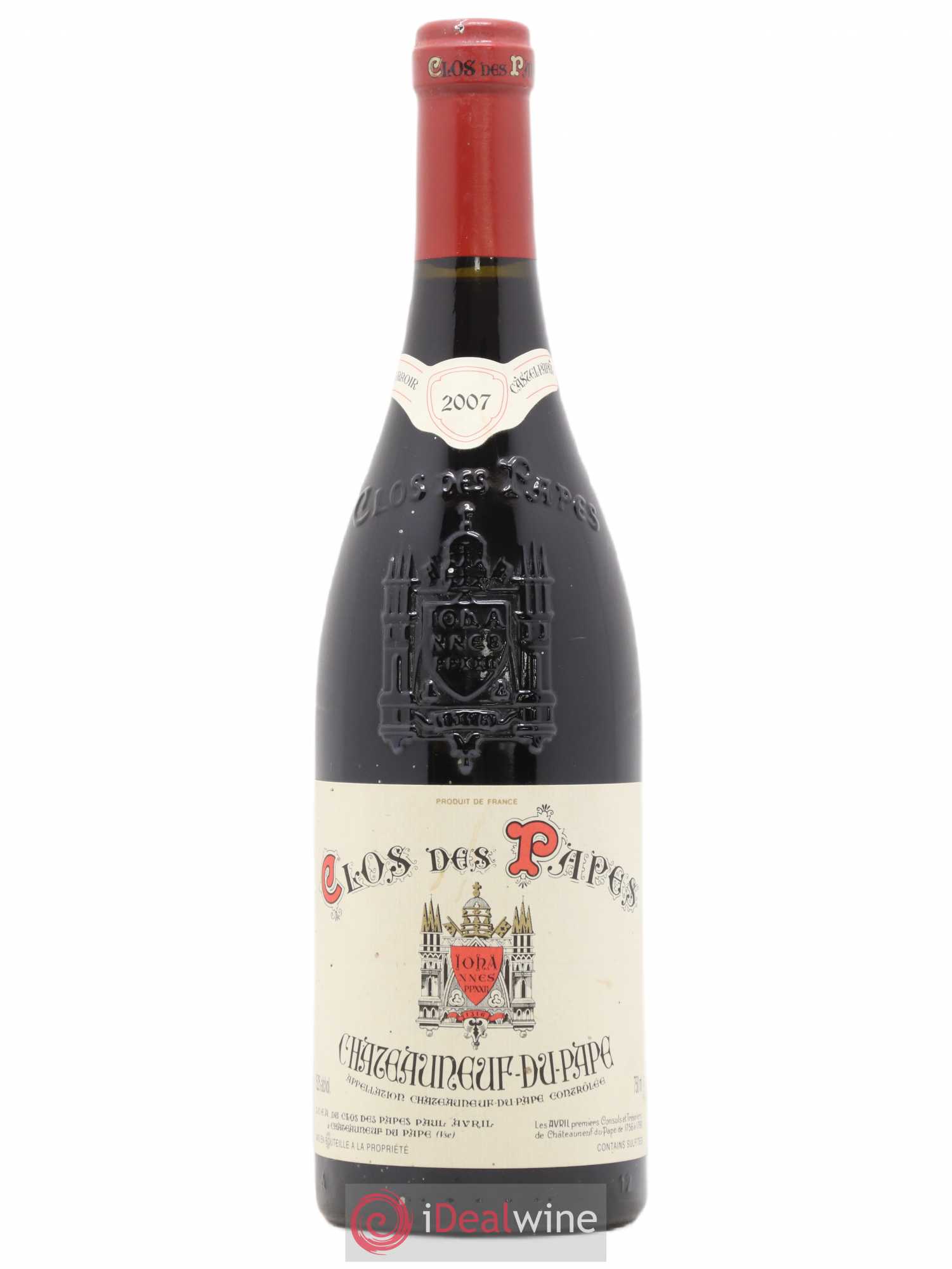Châteauneuf-du-Pape Clos des Papes - Paul Avril 2007 - Lot de 1 bouteille - 0