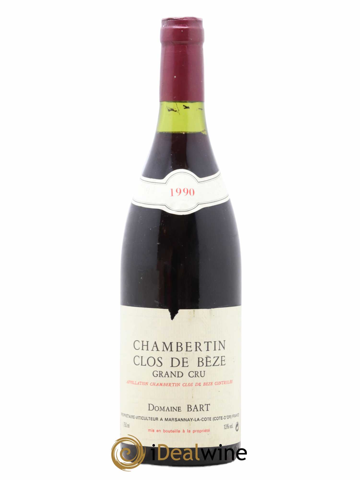 Chambertin Clos de Bèze Grand Cru Bart (Domaine) 1990 - Lot de 1 bouteille - 0