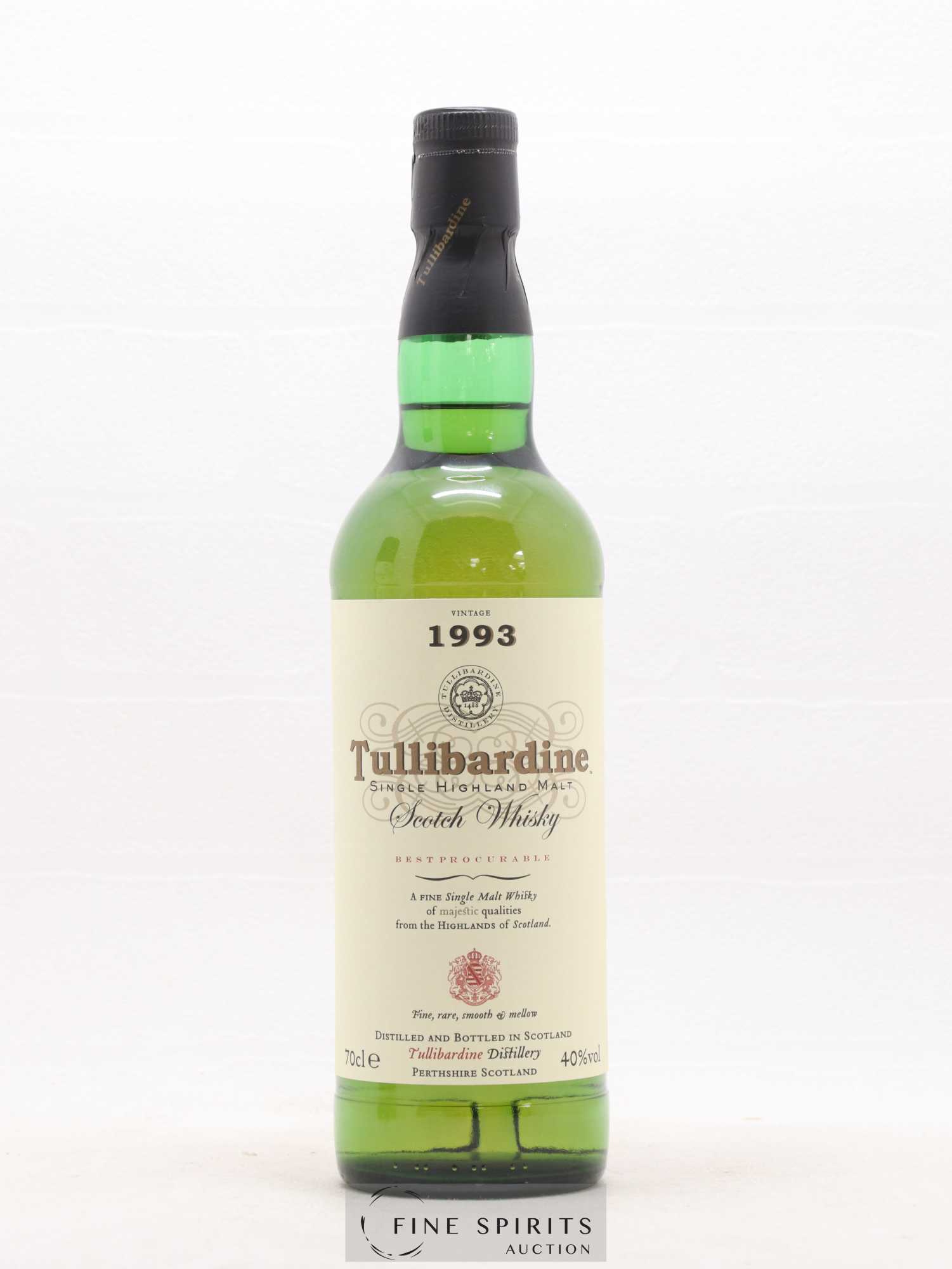 Tullibardine 1993 Of. Best Procurable bottled 2004 - Lot de 1 bouteille - 1