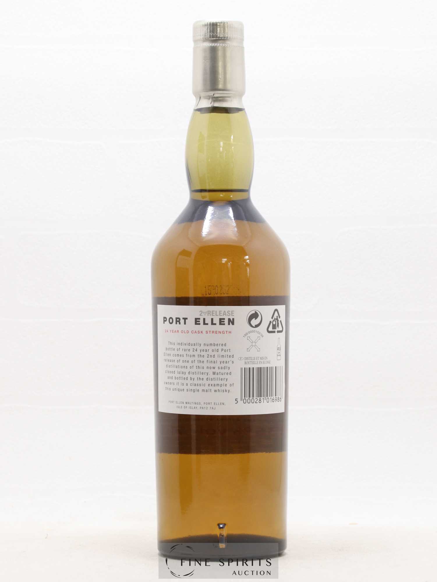 Port Ellen 24 years 1978 Of. 2nd Release Natural Cask Strength - One of 12000 - bottled in 2002 Limited Edition - Lot de 1 bouteille - 2