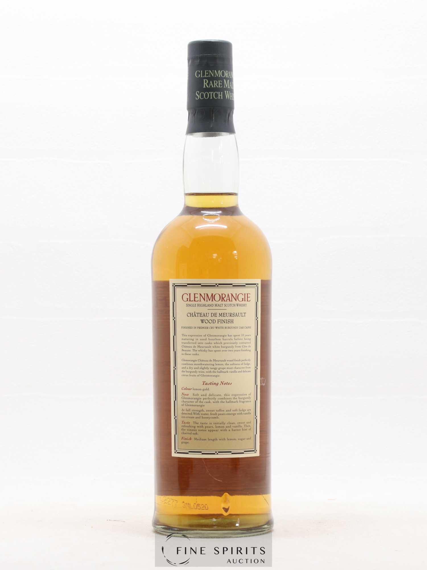 Glenmorangie 12 years Of. Château De Meursault Wood Finish Non Chill-Filtered - Lot de 1 bouteille - 2