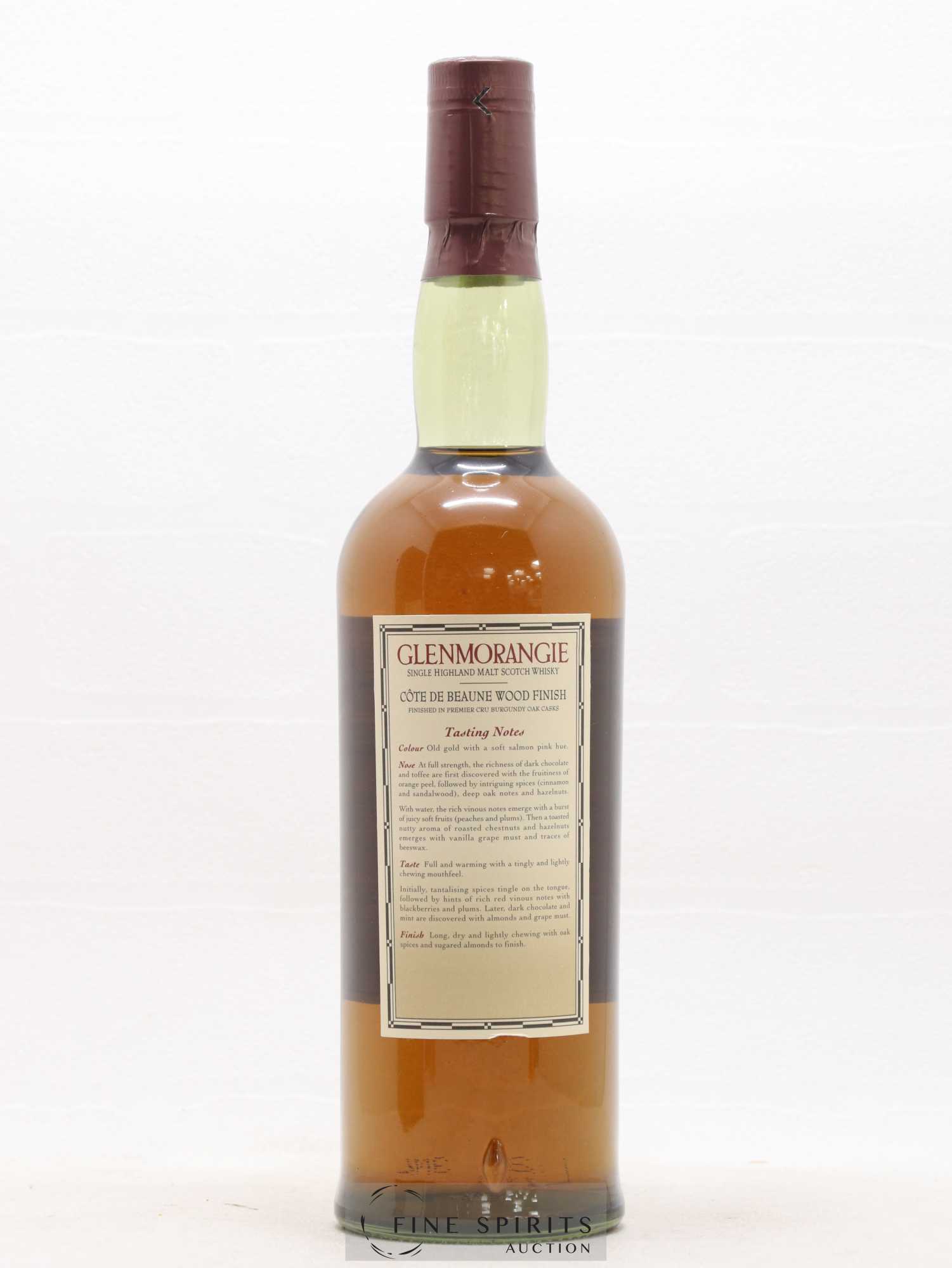 Glenmorangie 12 years Of. Côte de Beaune Wood Finish Non Chill-Filtered - Lot de 1 bouteille - 2