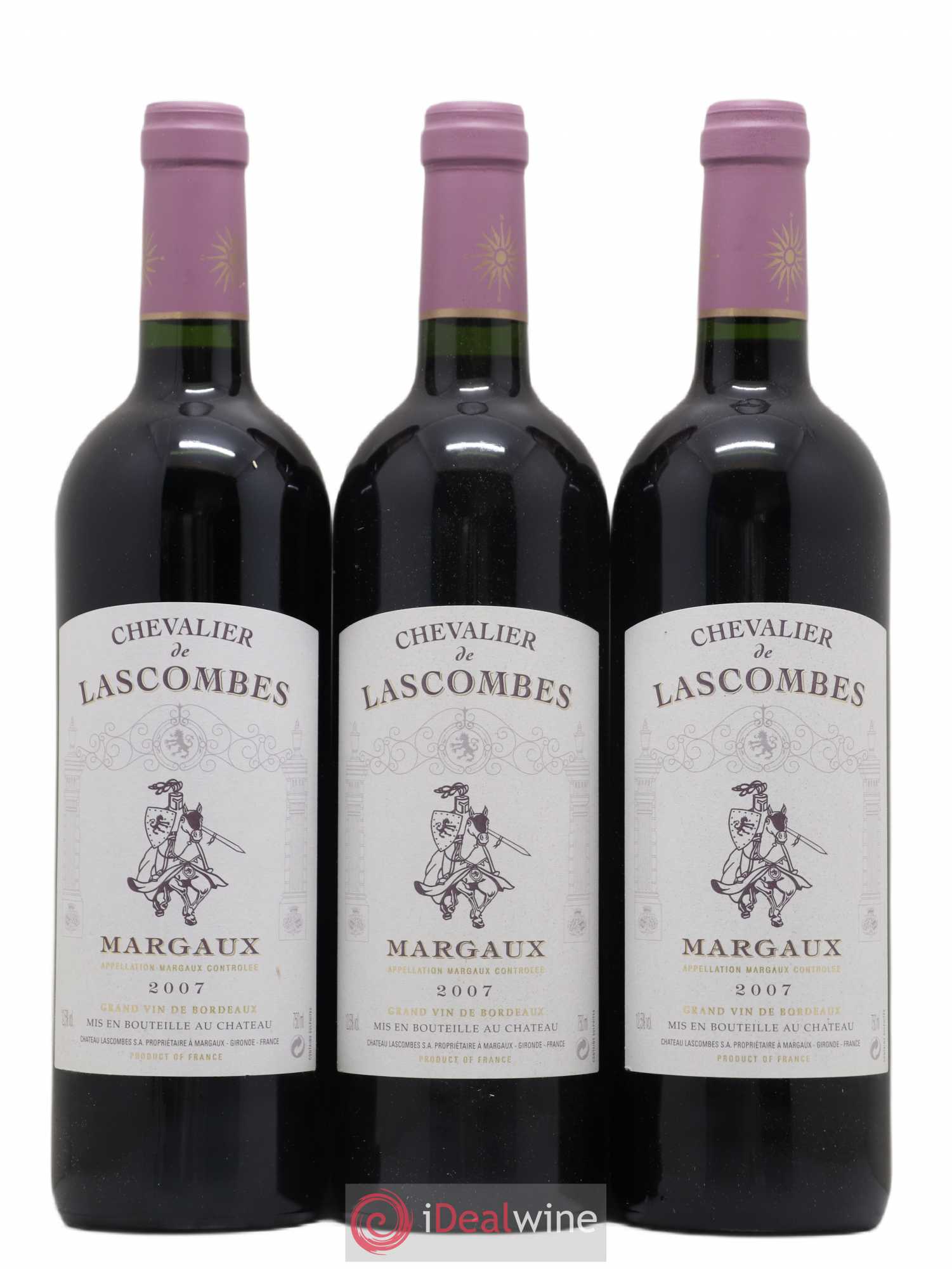 Chevalier de Lascombes Second Vin 2007 - Lot de 6 bouteilles - 2