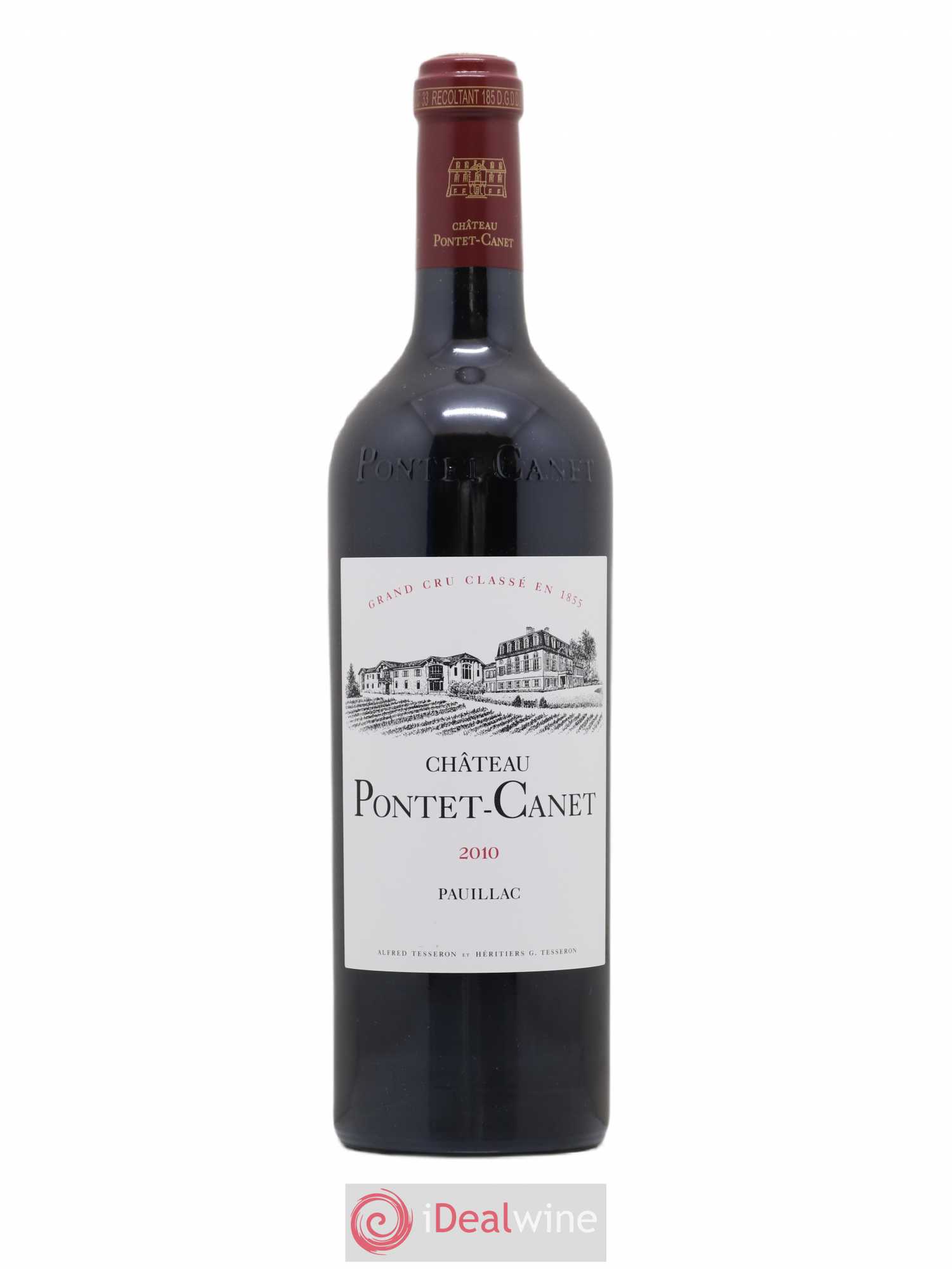 Château Pontet Canet 5ème Grand Cru Classé 2010 - Lot de 1 bouteille - 0