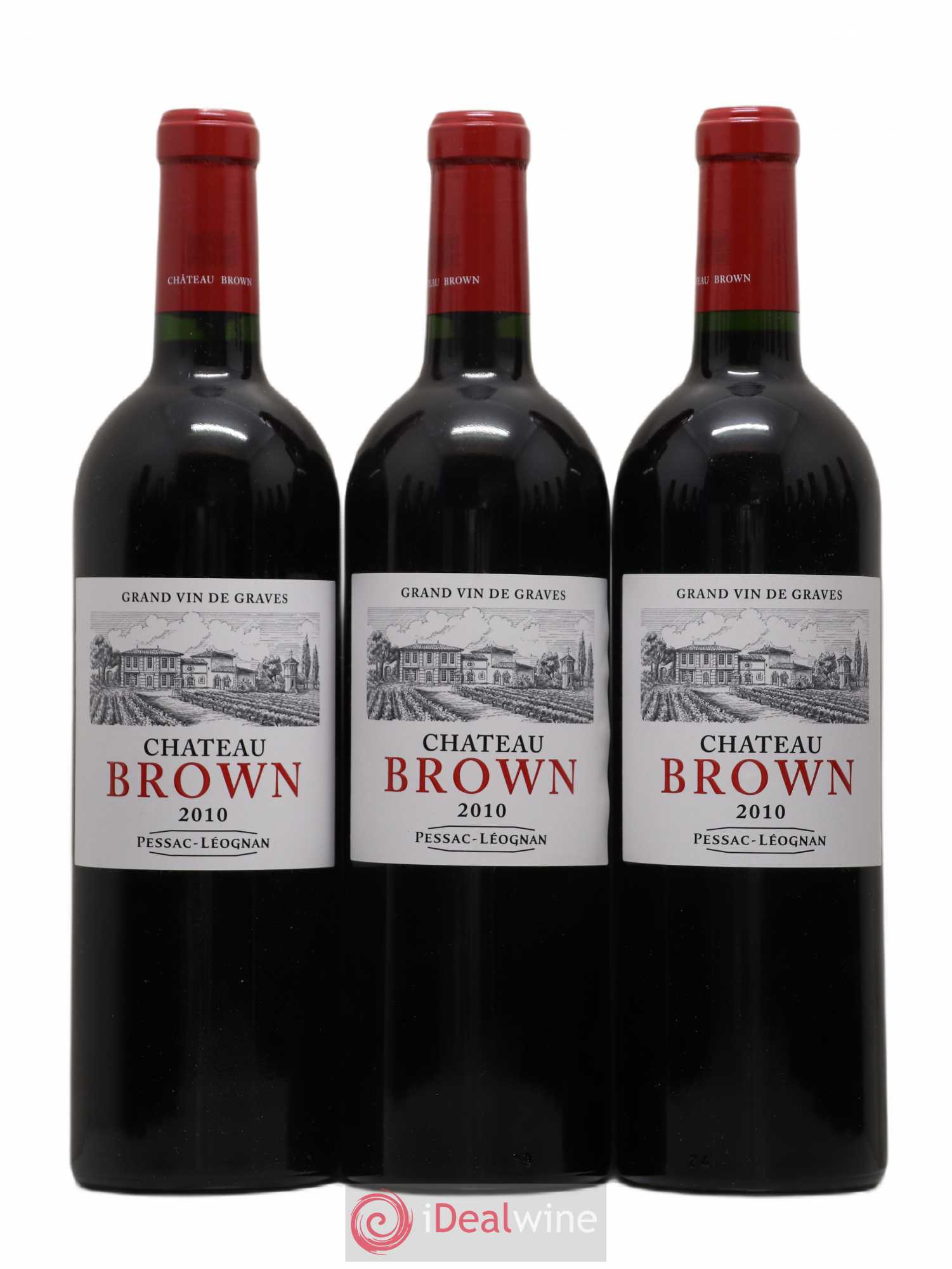 Château Brown 2010 - Lot de 12 bouteilles - 1