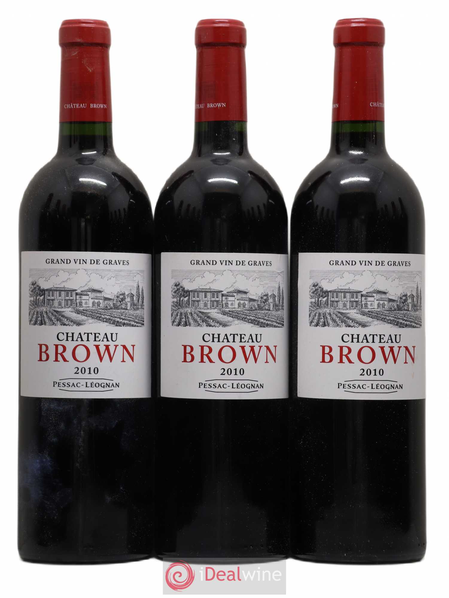 Château Brown 2010 - Lot de 12 bouteilles - 1