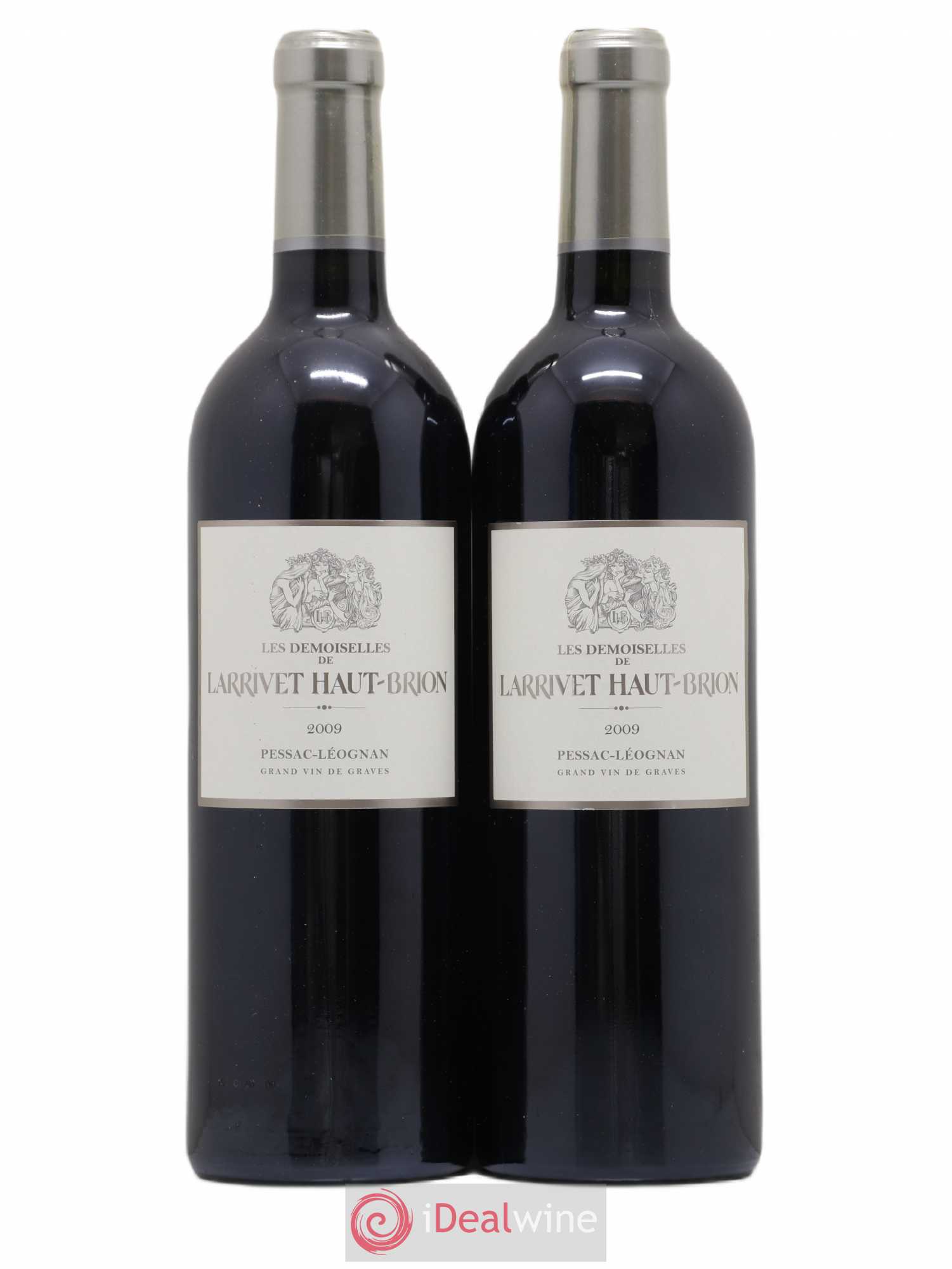 Pessac-Léognan Les Demoiselles de Larrivet Haut-Brion 2009 - Posten von 2 Flaschen - 0