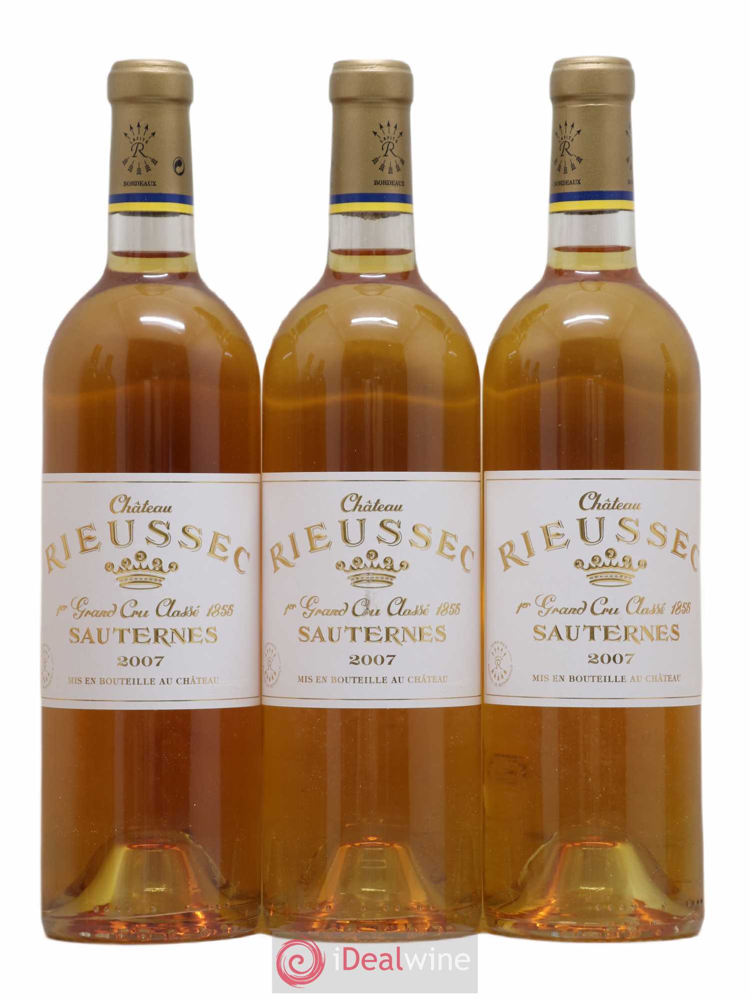 Château Rieussec 1er Grand Cru Classé 2007 - Lotto di 12 bottiglie - 3