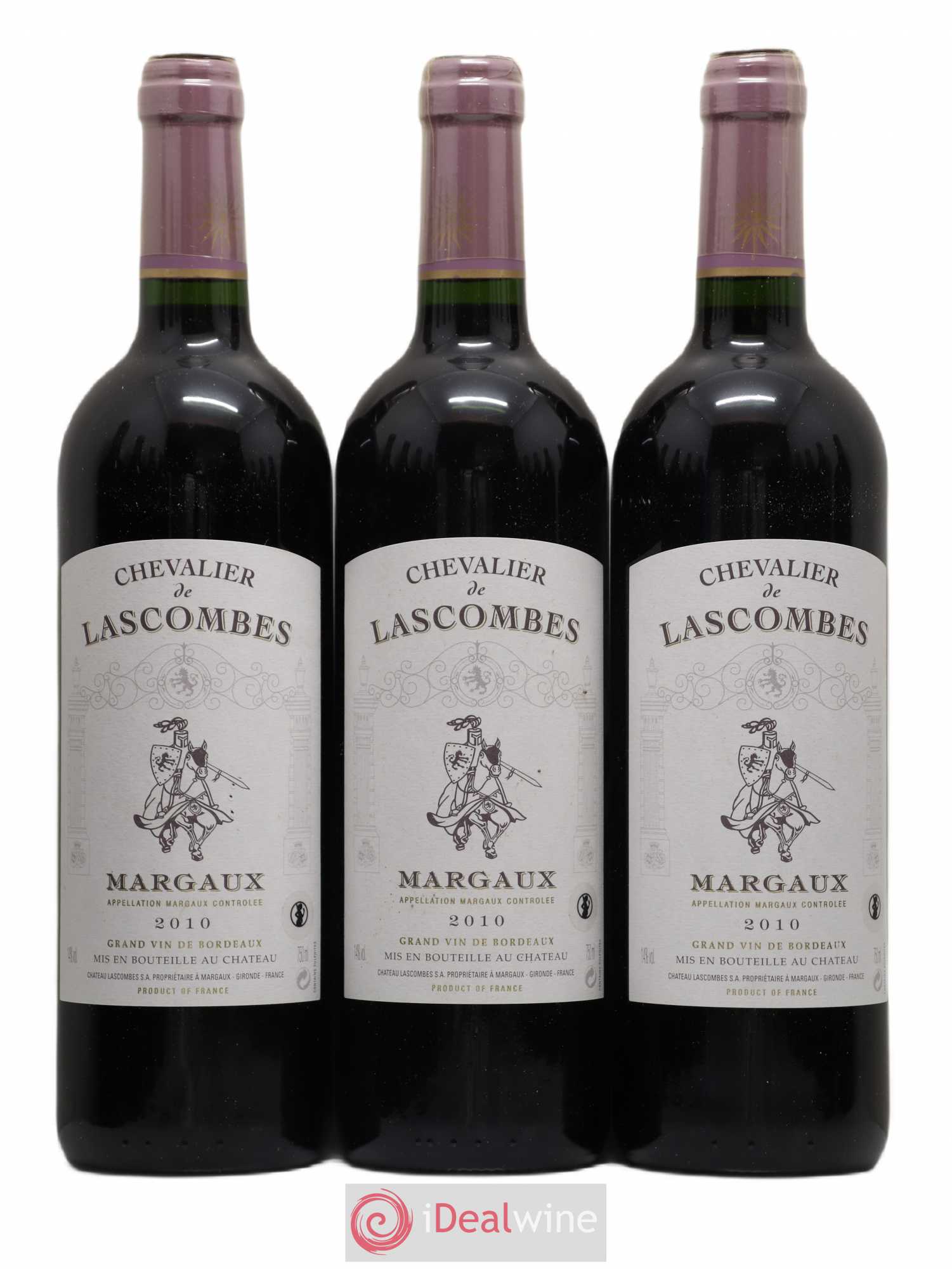 Chevalier de Lascombes Second Vin 2010 - Lot de 12 bouteilles - 1