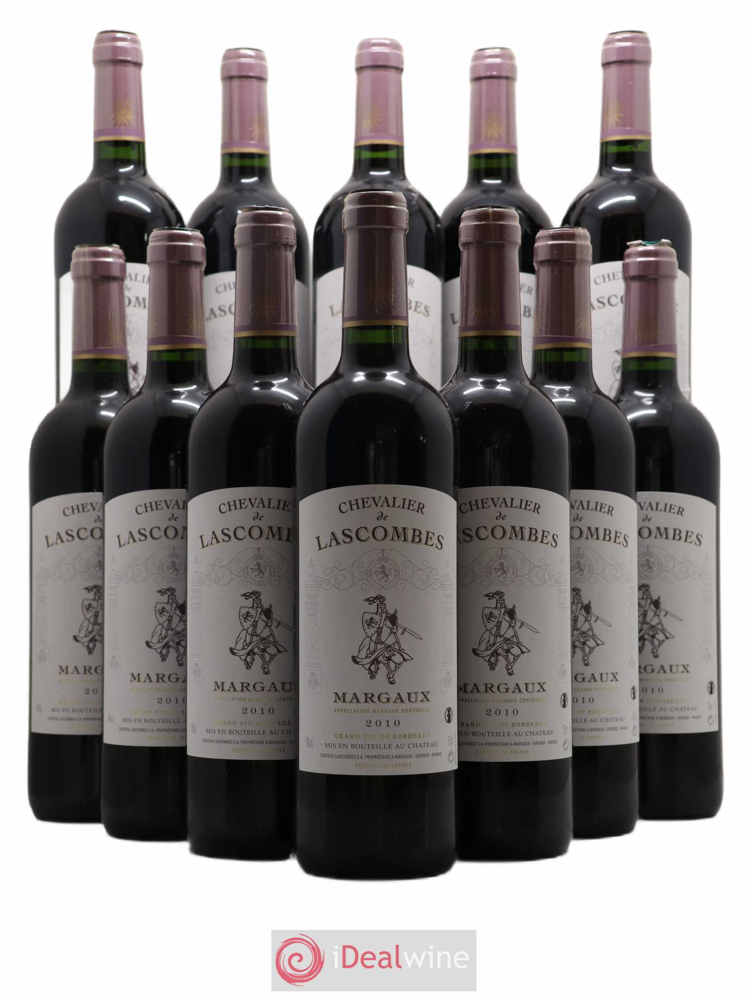 Chevalier de Lascombes Second Vin 2010 - Lot de 12 bouteilles - 0