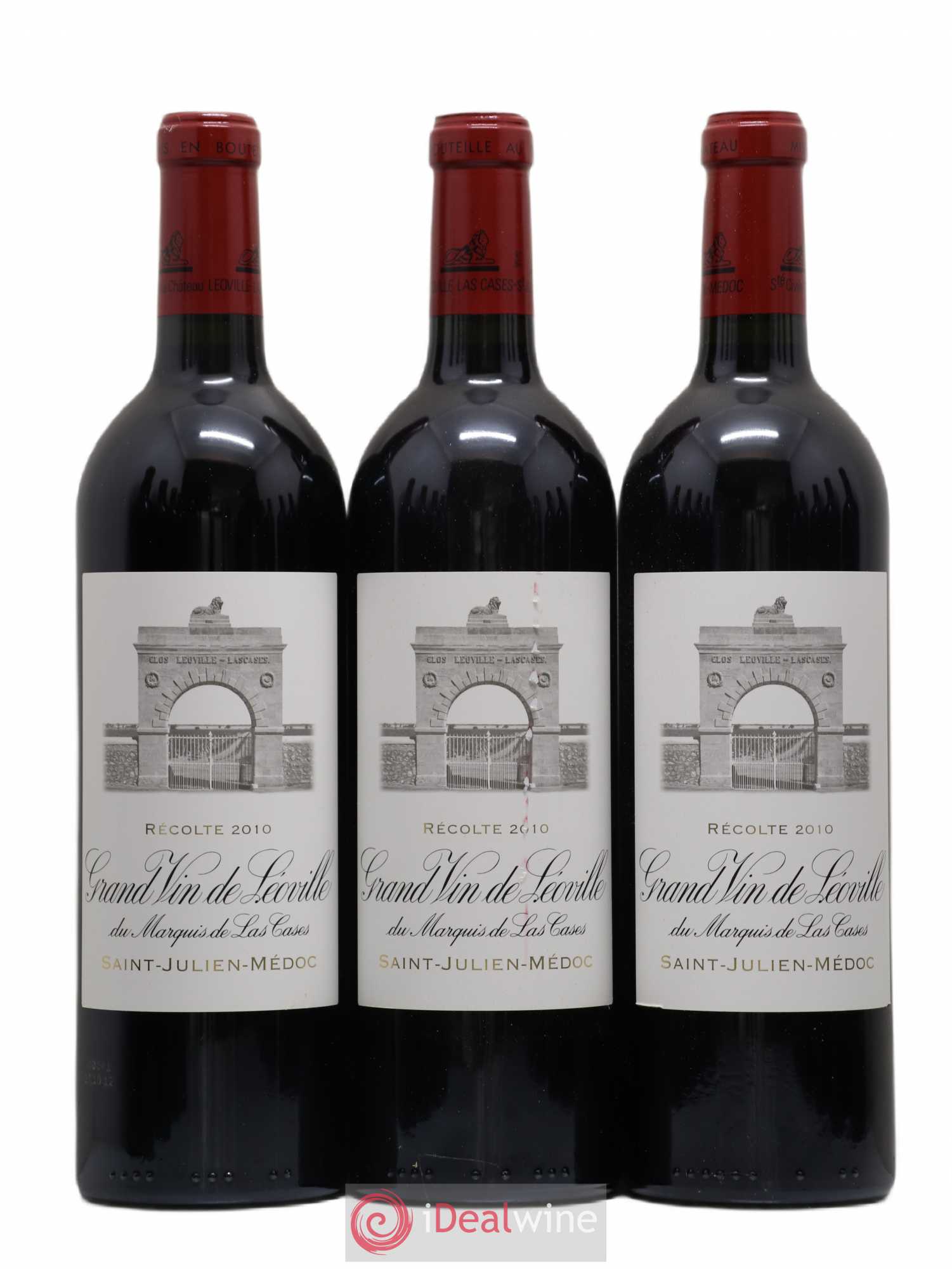 Château Léoville Las Cases 2ème Grand Cru Classé 2010 - Lot de 12 bouteilles - 1