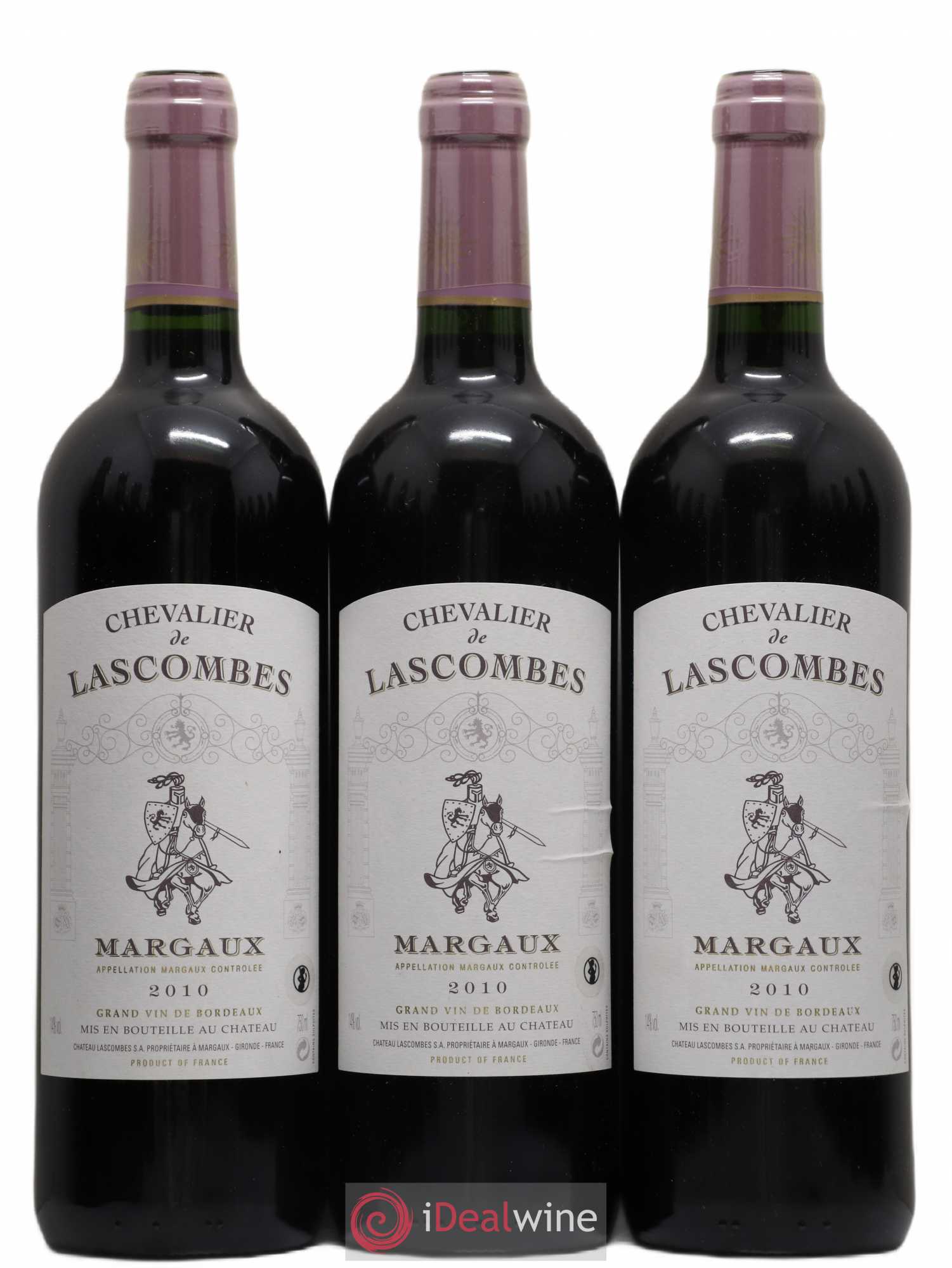 Chevalier de Lascombes Second Vin 2010 - Lot de 12 bouteilles - 1