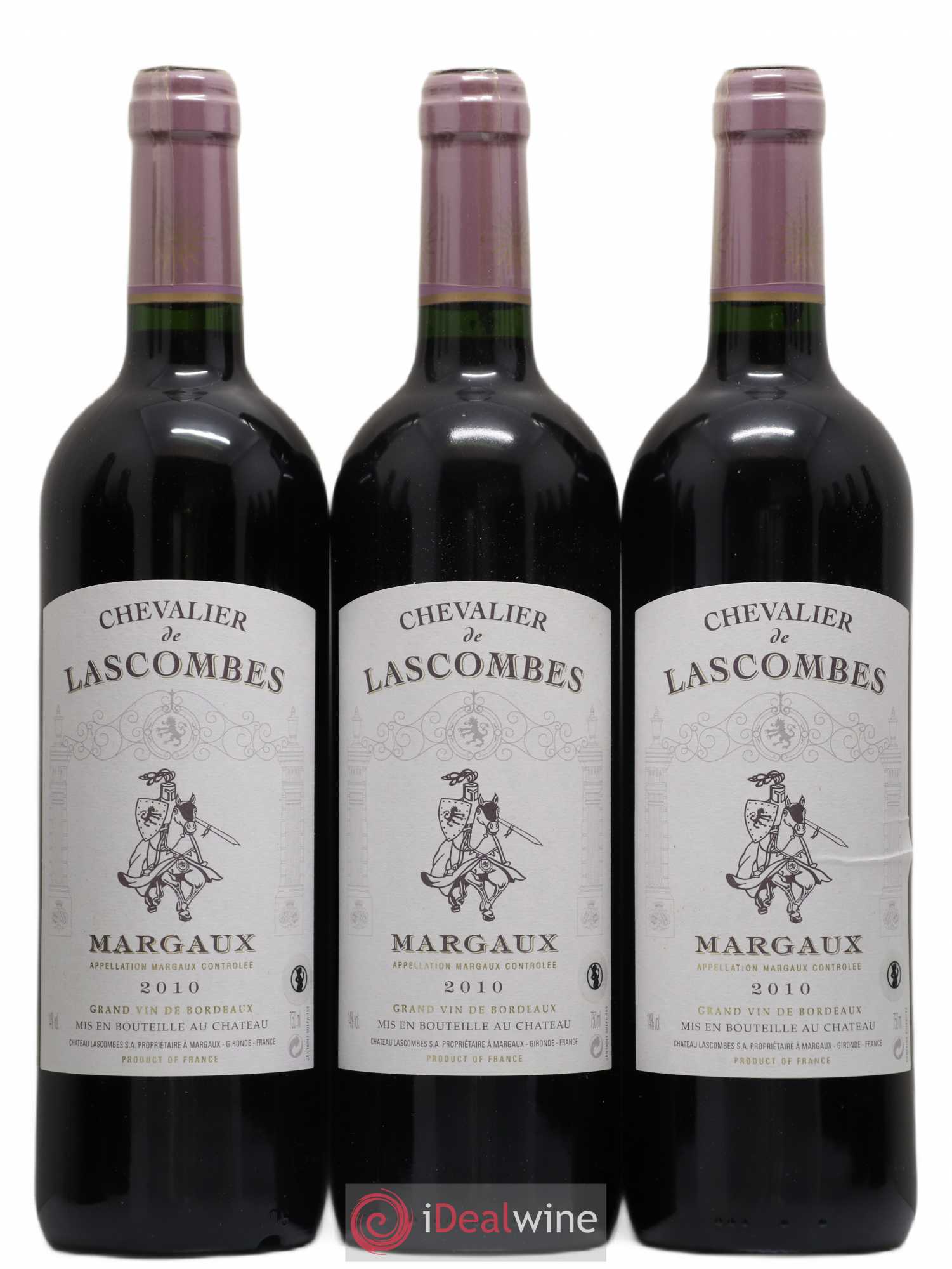 Chevalier de Lascombes Second Vin 2010 - Lot de 12 bouteilles - 2