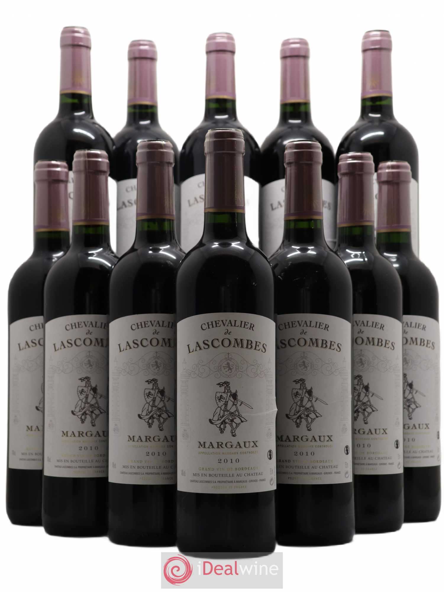 Chevalier de Lascombes Second Vin 2010 - Lot de 12 bouteilles - 0