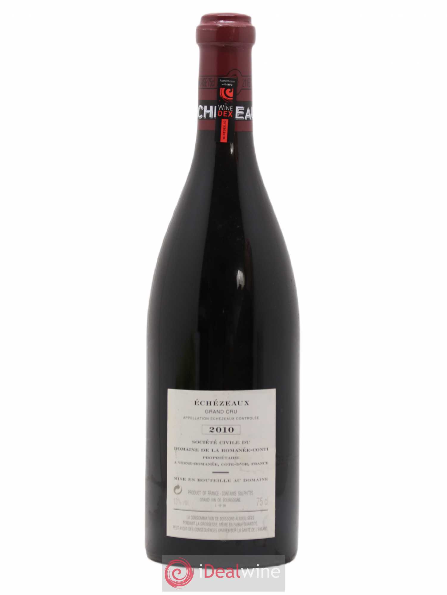 Echezeaux Grand Cru Domaine de la Romanée-Conti 2010 - Lot de 1 bouteille - 1