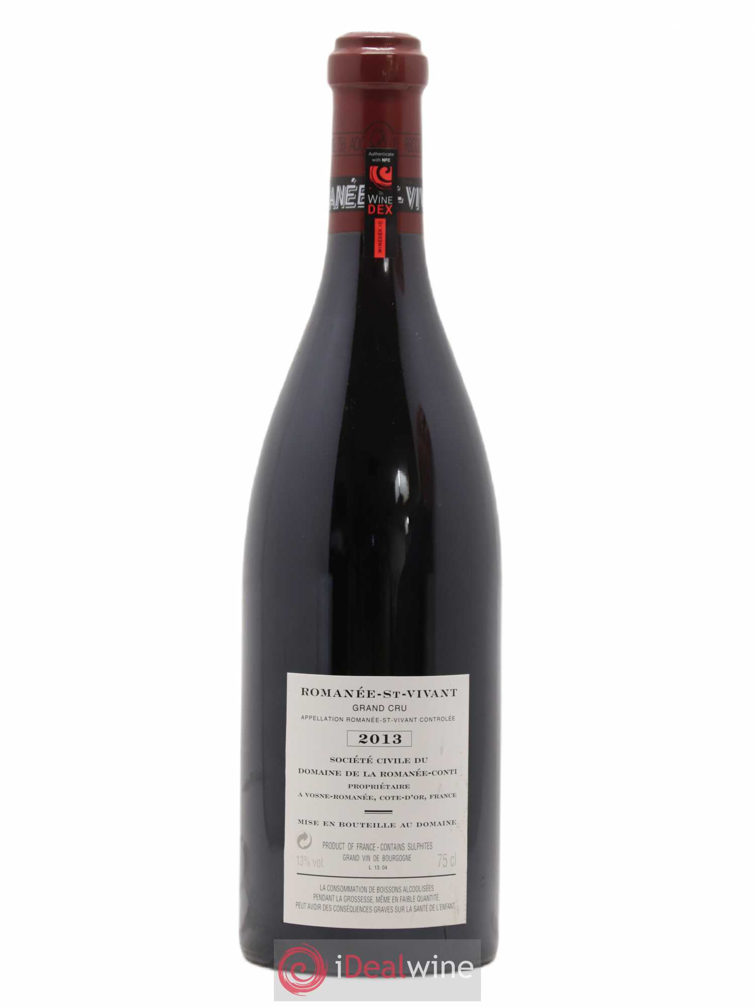 Romanée-Saint-Vivant Grand Cru Domaine de la Romanée-Conti 2013 - Lot de 1 bouteille - 1