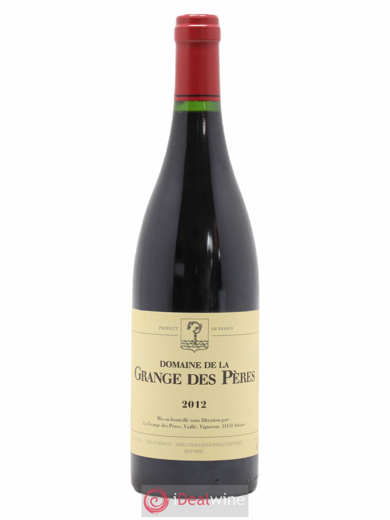 Pays d'Hérault Grange des Pères Laurent Vaillé 2012 - Lot de 1 bouteille - 0