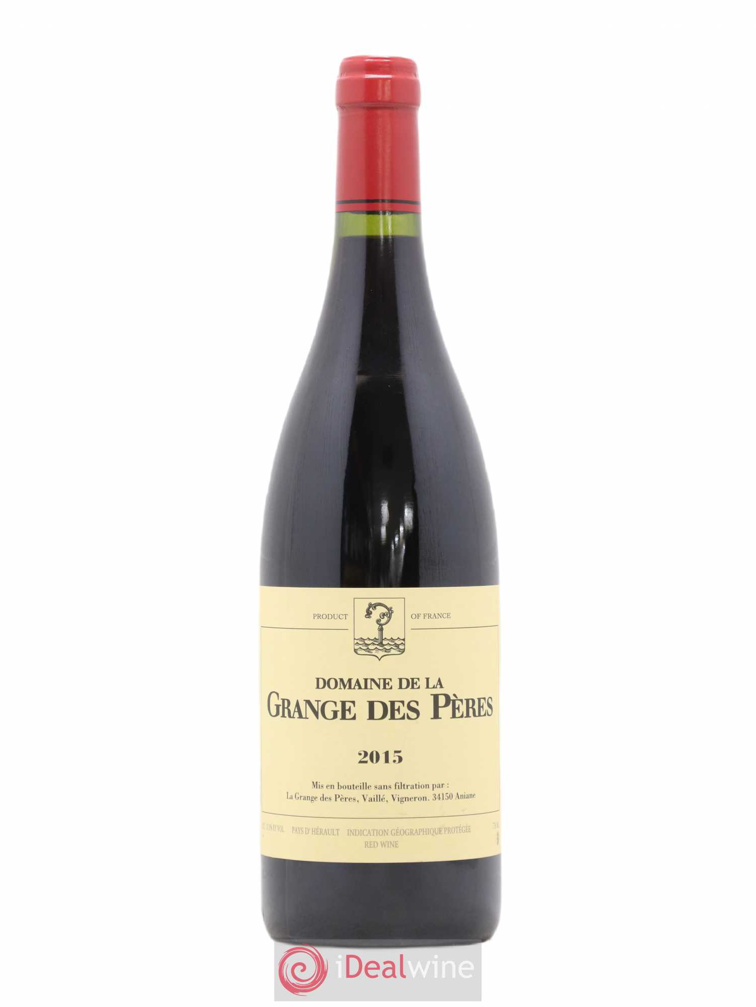 Pays d'Hérault Grange des Pères Laurent Vaillé 2015 - Lot de 1 bouteille - 0
