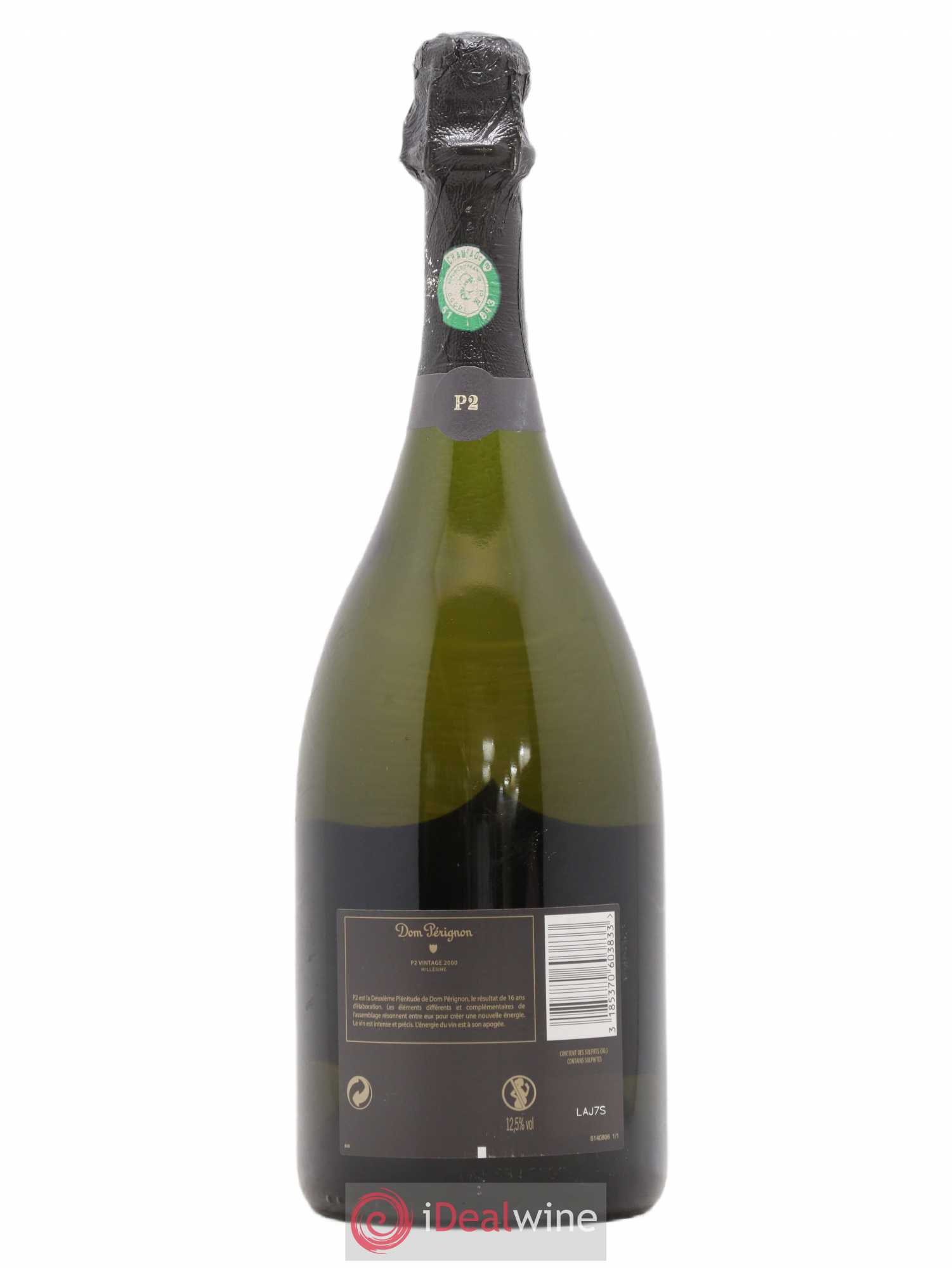 2eme Plénitude (P2) Dom Pérignon 2000 - Posten von 1 Flasche - 1