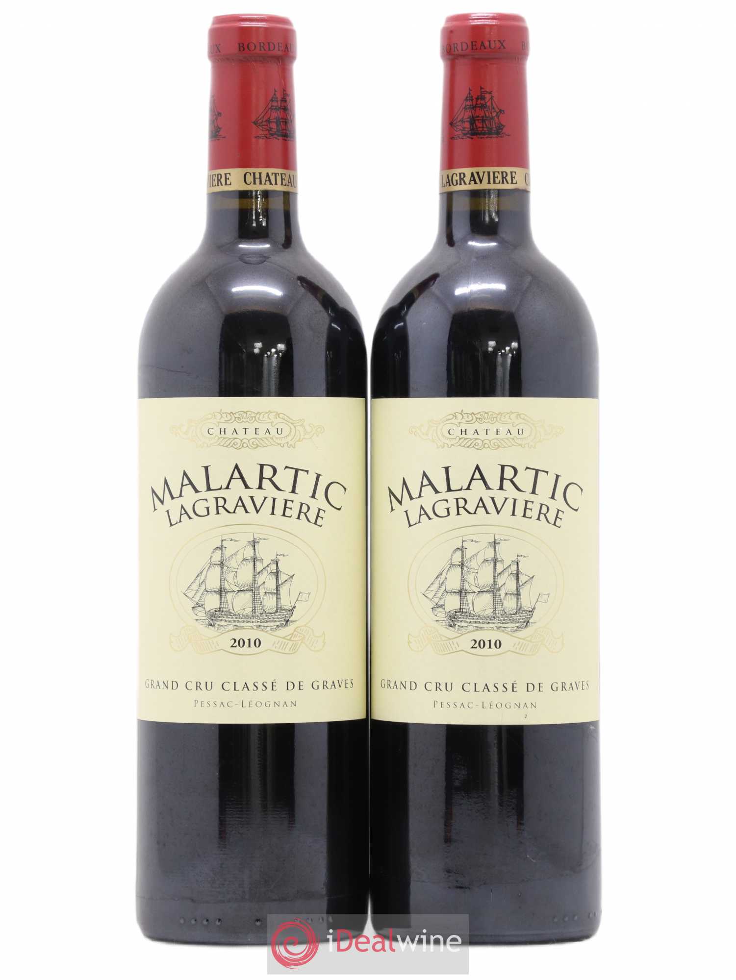 Château Malartic-Lagravière Cru Classé de Graves 2010 - Lot de 2 bouteilles - 0