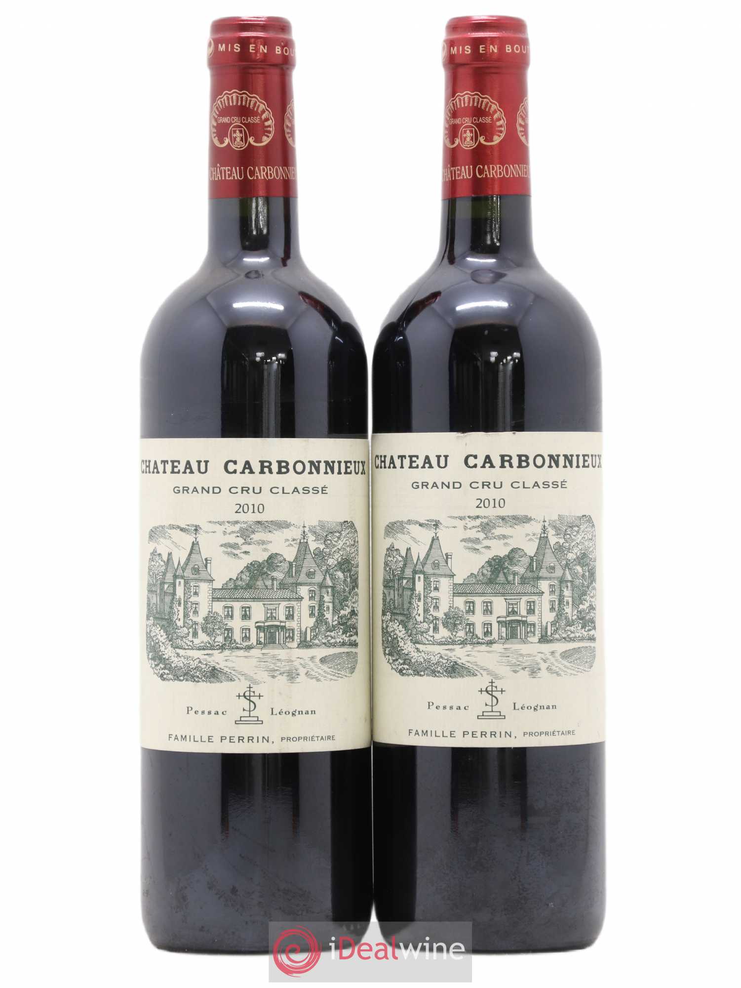 Château Carbonnieux Cru Classé de Graves 2010 - Lot de 2 bouteilles - 0