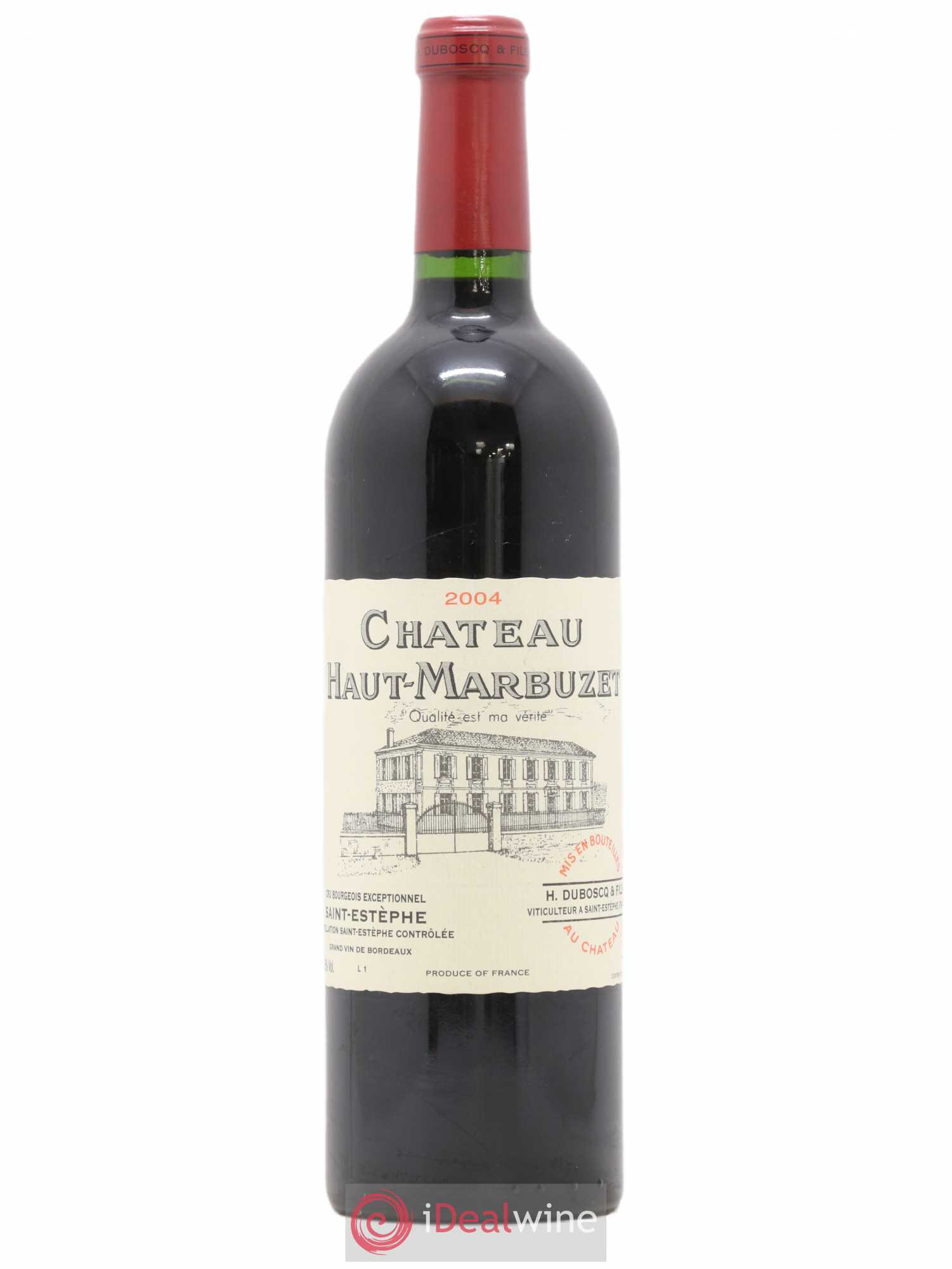 Château Haut Marbuzet 2004 - Lot de 1 bouteille - 0