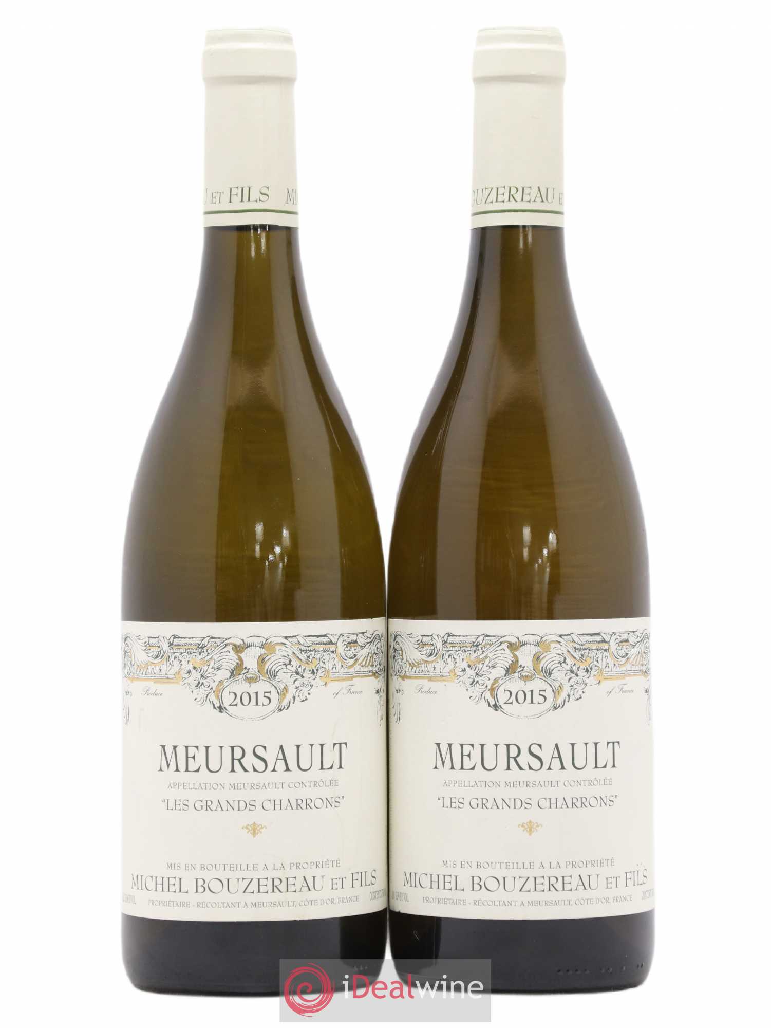 Meursault Les Grands Charrons Michel Bouzereau et Fils (Domaine) 2015 - Lot de 2 bouteilles - 0