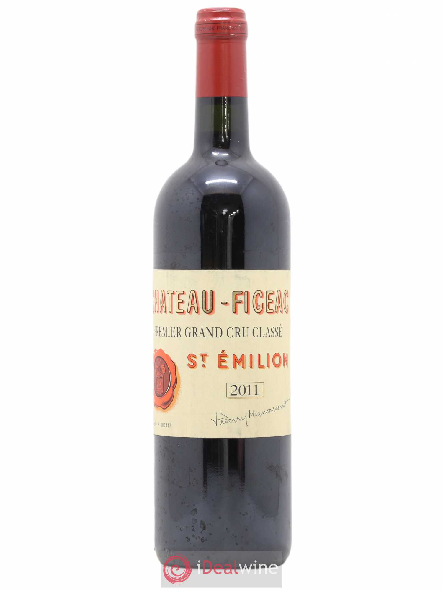 Château Figeac 1er Grand Cru Classé A 2011 - Lot de 1 bouteille - 0