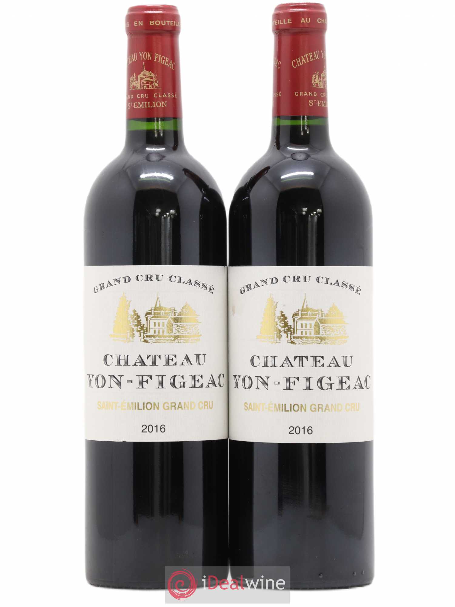 Château Yon Figeac Grand Cru Classé 2016 - Lot de 2 bouteilles - 0