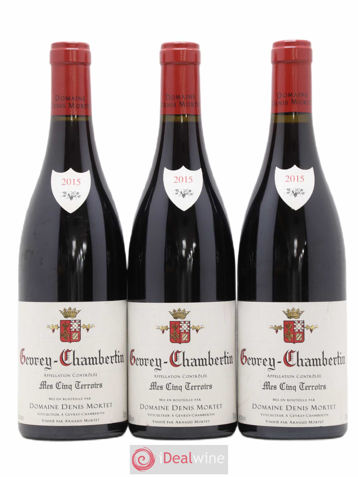 Gevrey-Chambertin Mes Cinq Terroirs Denis Mortet (Domaine) 2015 - Lot de 3 bouteilles - 0