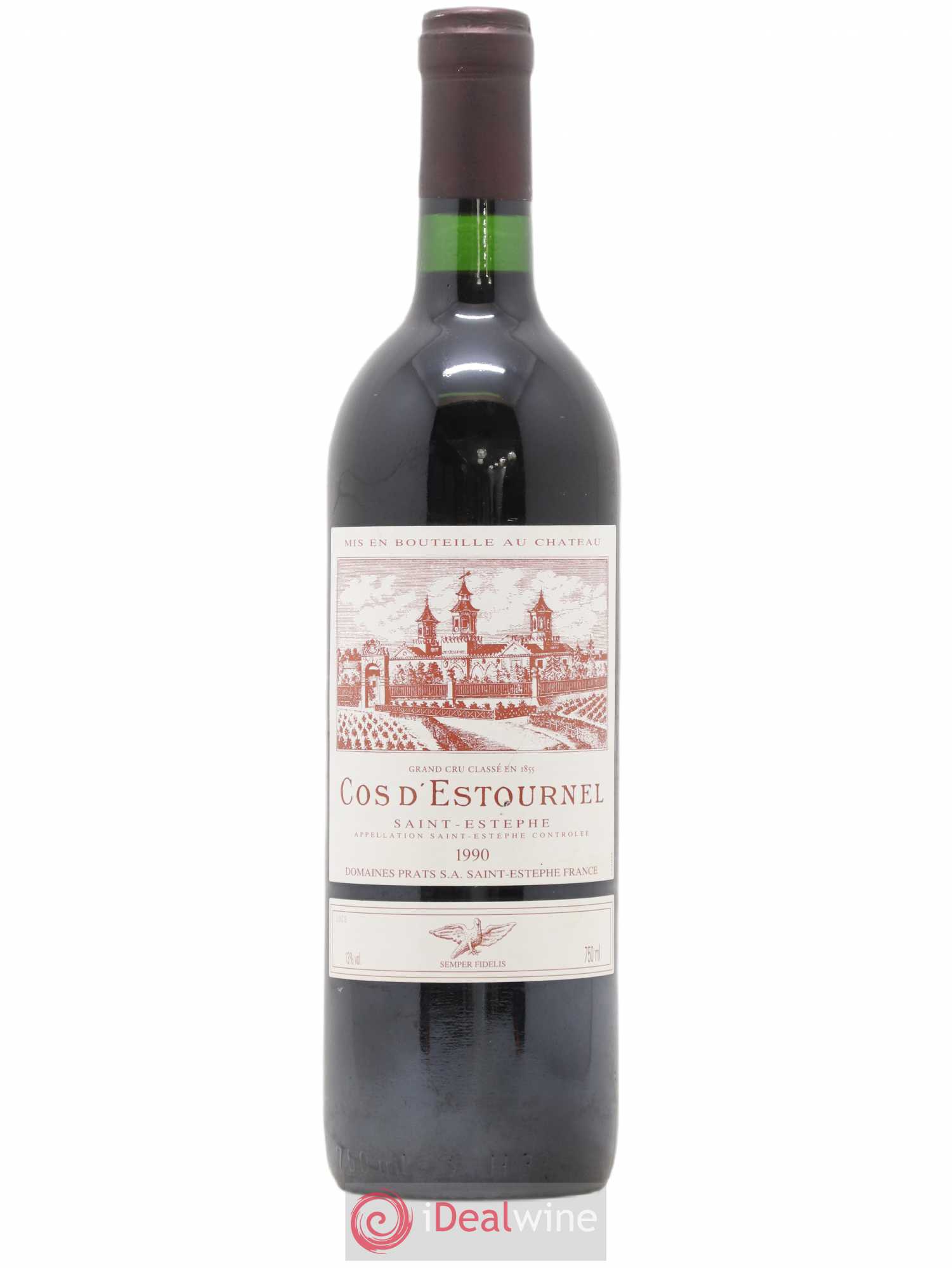 Cos d'Estournel 2ème Grand Cru Classé 1990 - Lot de 1 bouteille - 0