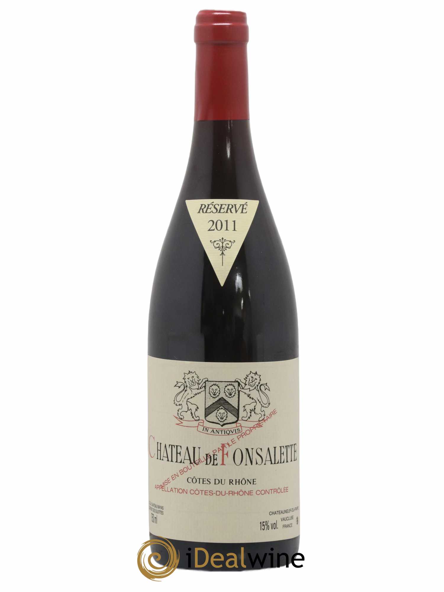 Côtes-du-Rhône Château de Fonsalette Emmanuel Reynaud 2011 - Lot de 1 bouteille - 0