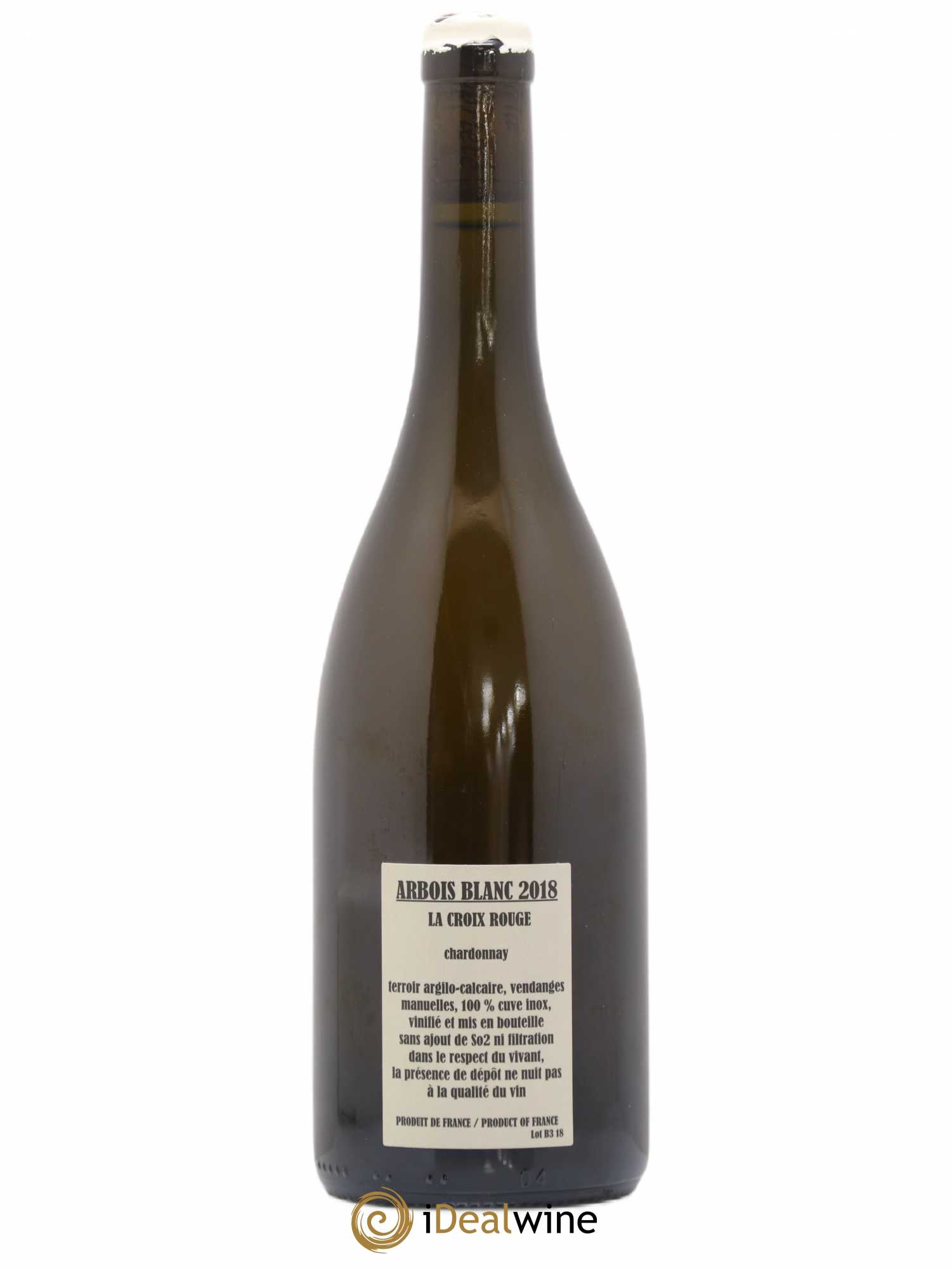 Arbois Chardonnay La Croix Rouge Adeline Houillon & Renaud Bruyère 2018 - Posten von 1 Flasche - 1