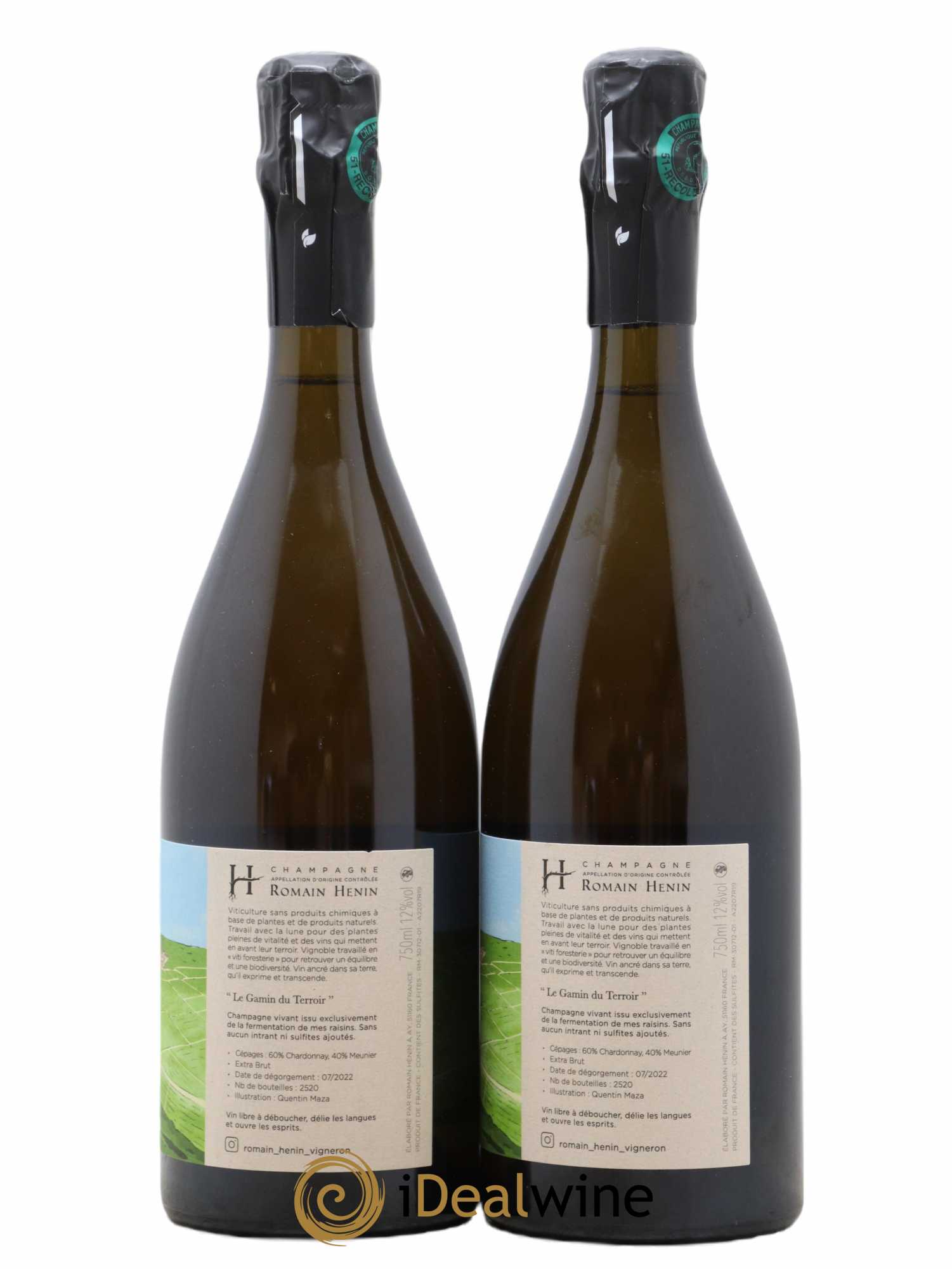 Gamin du Terroir Romain Henin - Lot de 2 bouteilles - 1