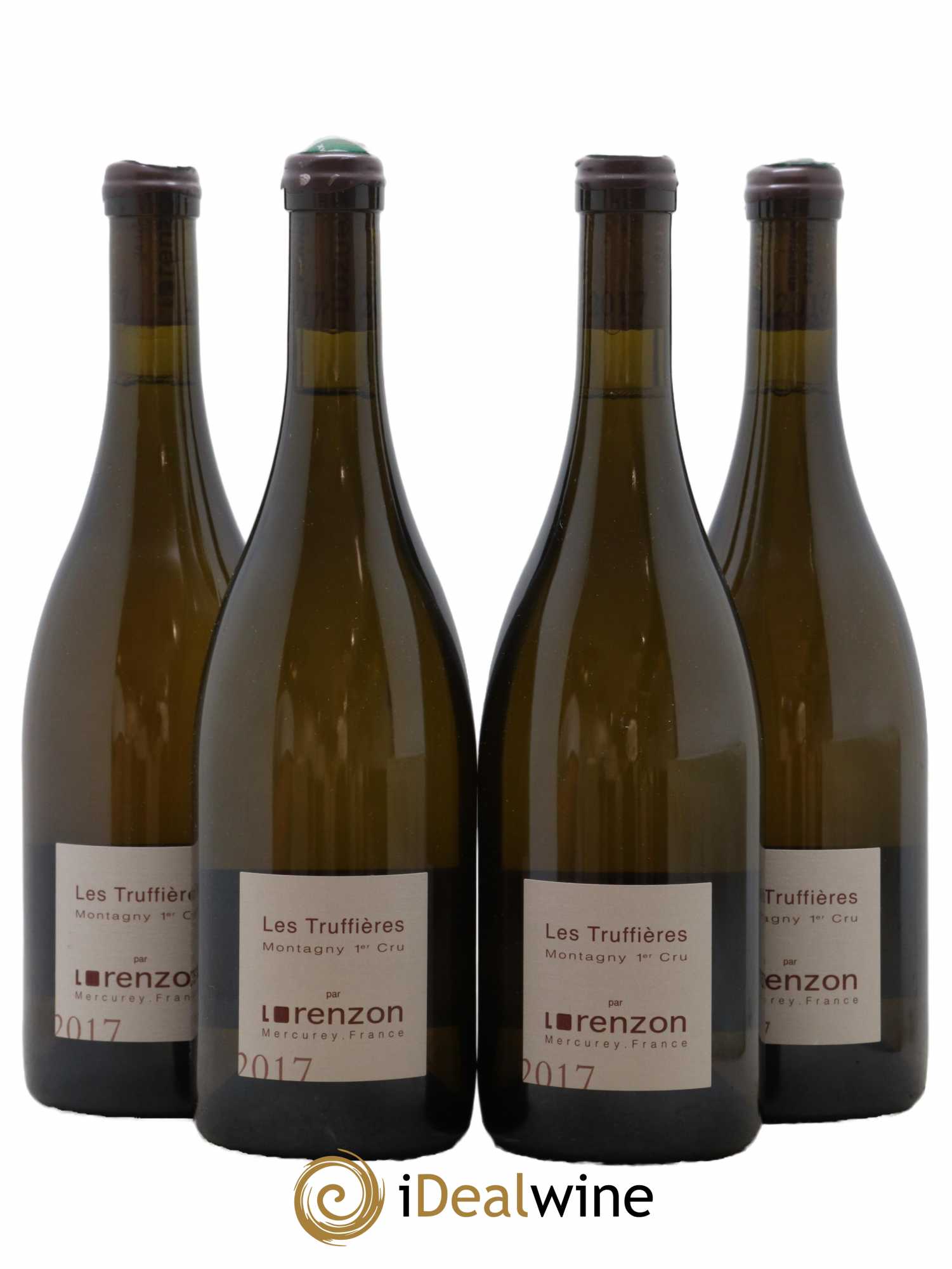 Montagny 1er Cru Les Truffieres Bruno Lorenzon 2017 - Lot de 4 bouteilles - 0